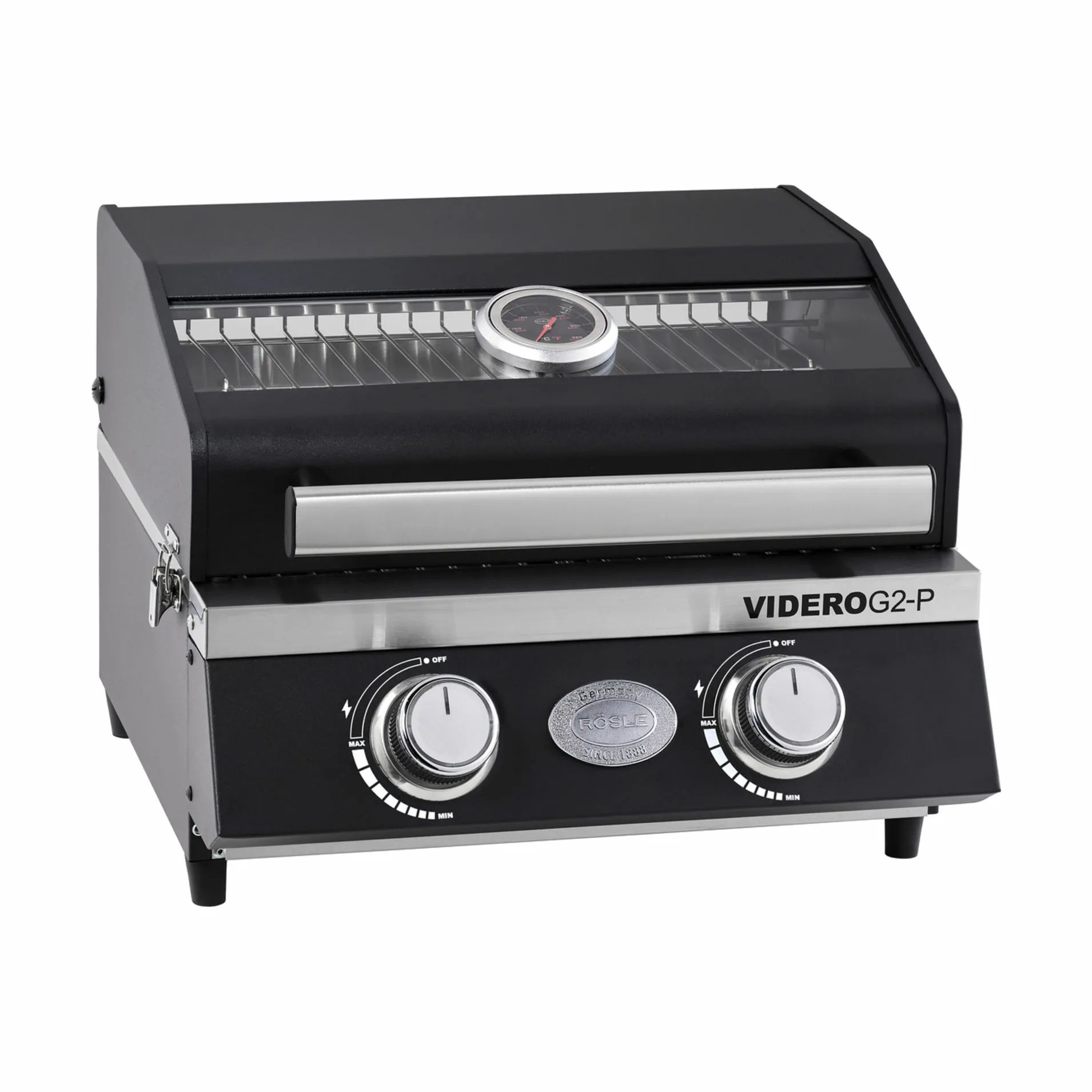 RÖSLE Gasgrill Videro Gasgrill G2-P i Sort, 1