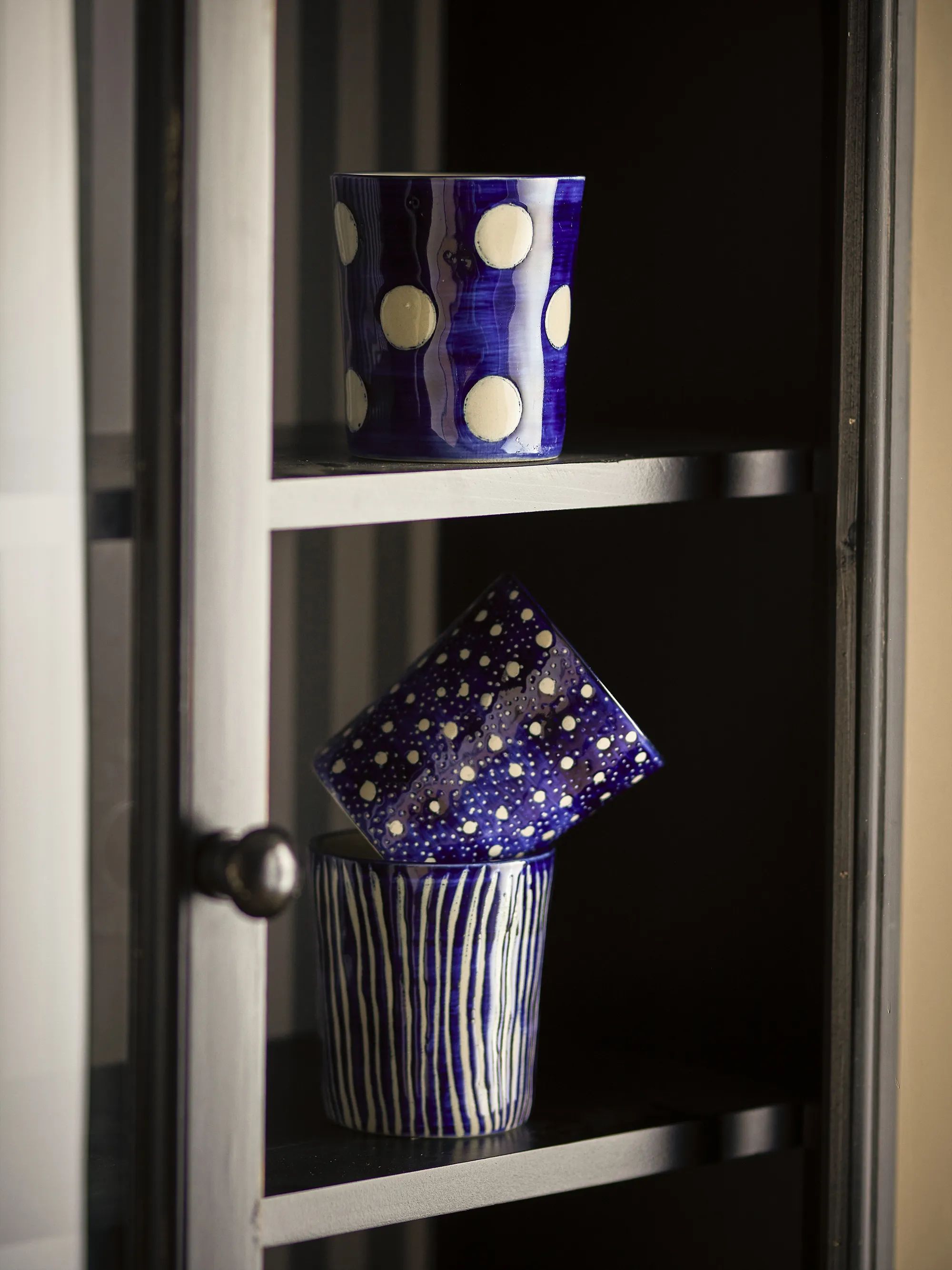 Creative Collection Krus og kopper uden hank Minoa Kop - 3 stk. i Blue, 3