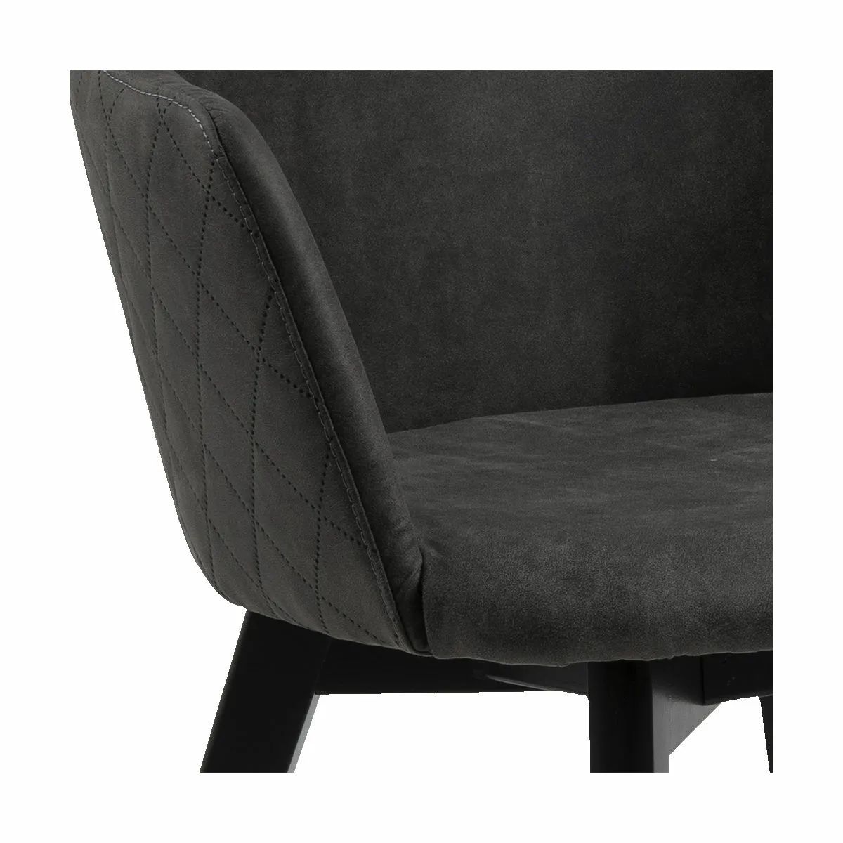 CASA Living Spisebordsstole Bella Spisebordsstol - 2 stk. i Antracit, 4