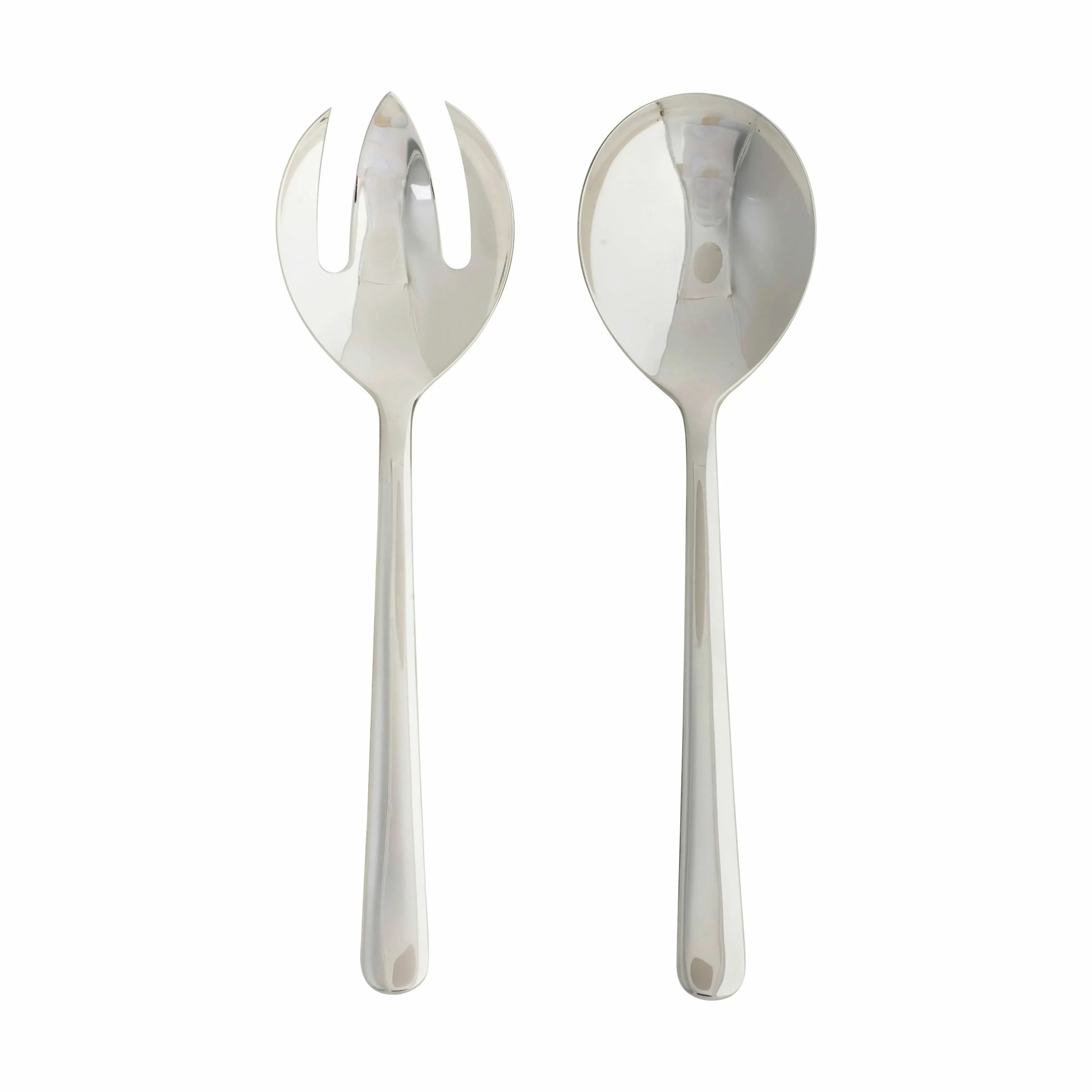Kay Bojesen ApS Salatbestik Grand Prix Salatsæt i Poleret stål, 18,5 cm, 1