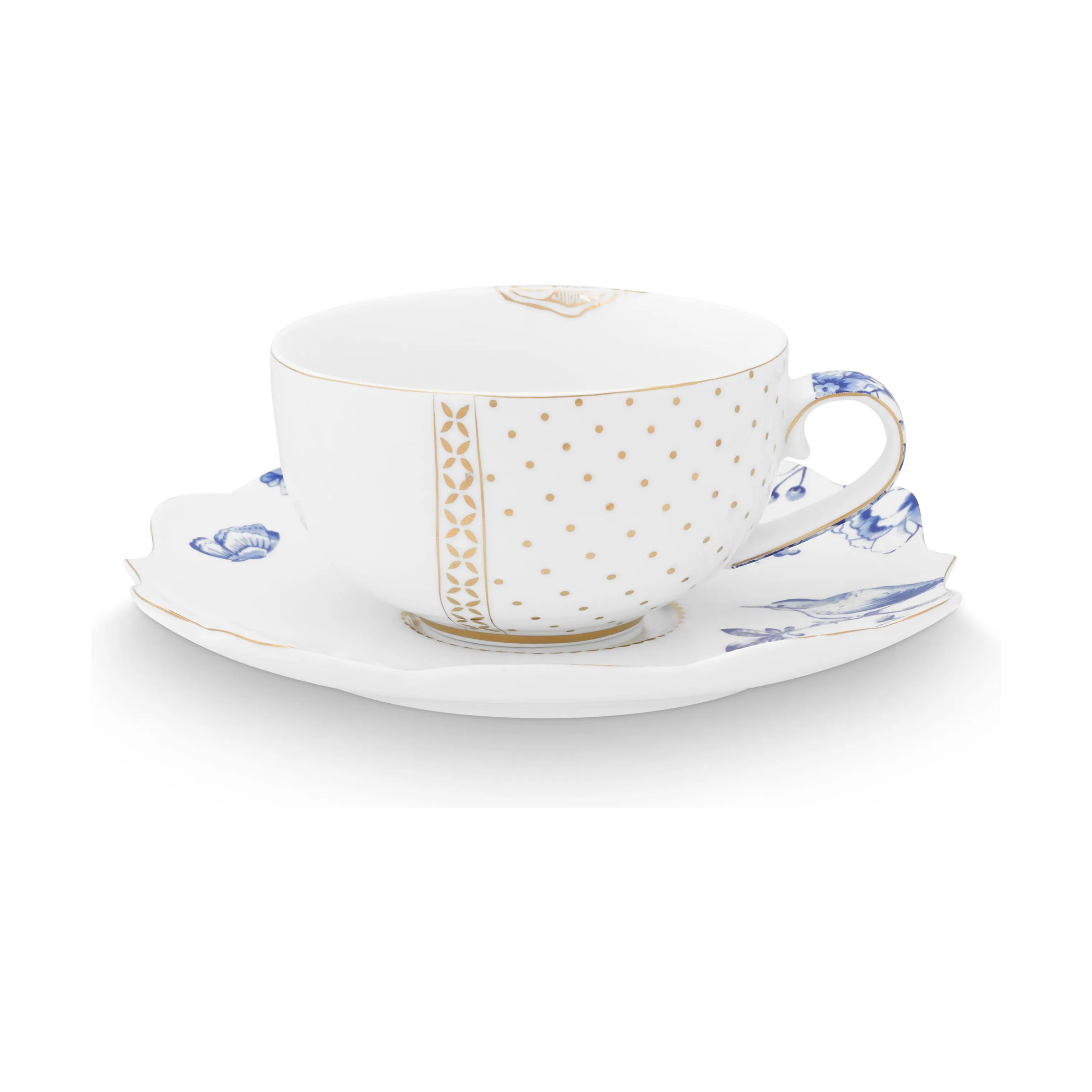 PIP Studio Krus og kopper med hank Royal Winter White Royal White Kop i white, 4