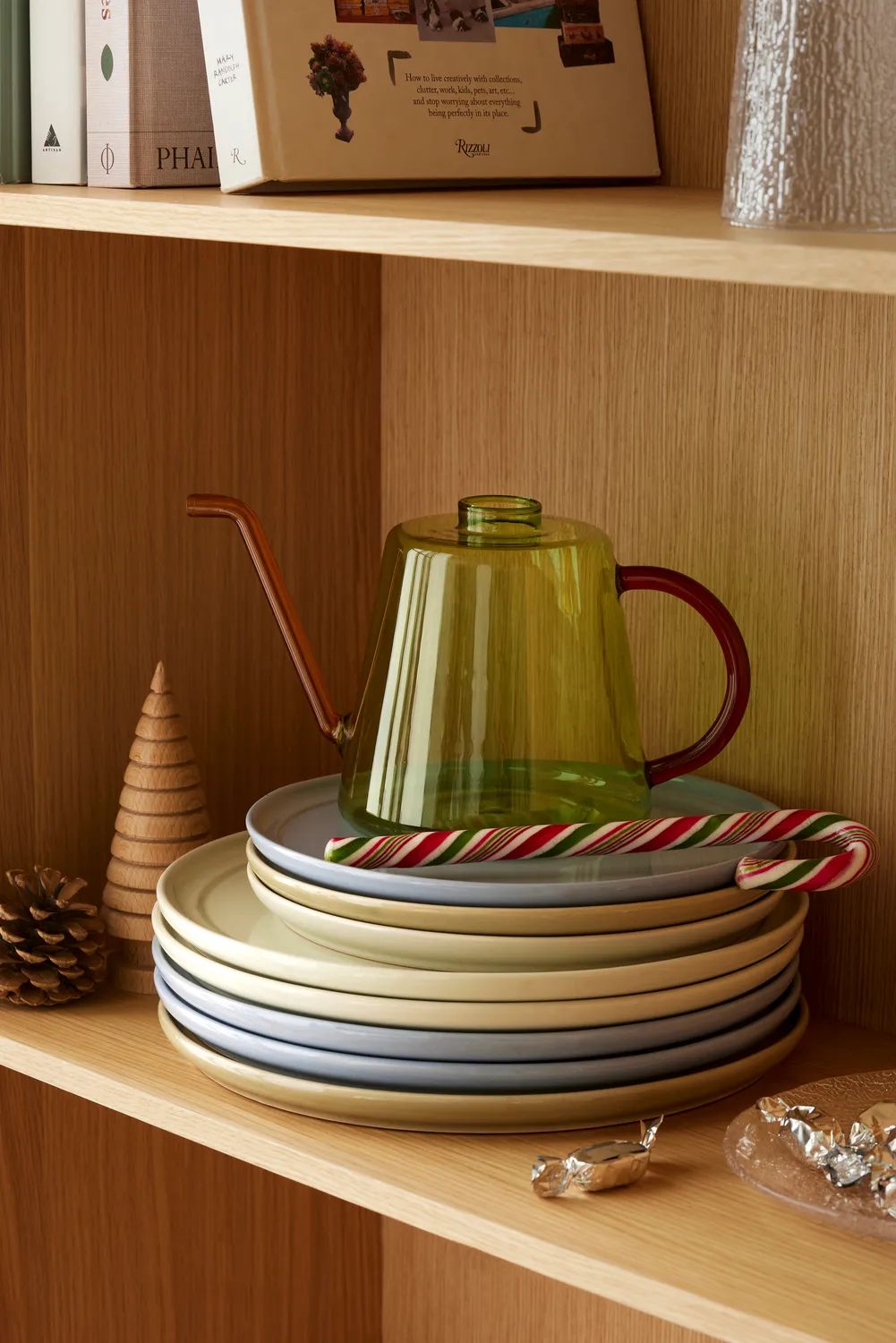 Hübsch Vandkander Flora Vandkande i Grøn/Ravfarve, 3