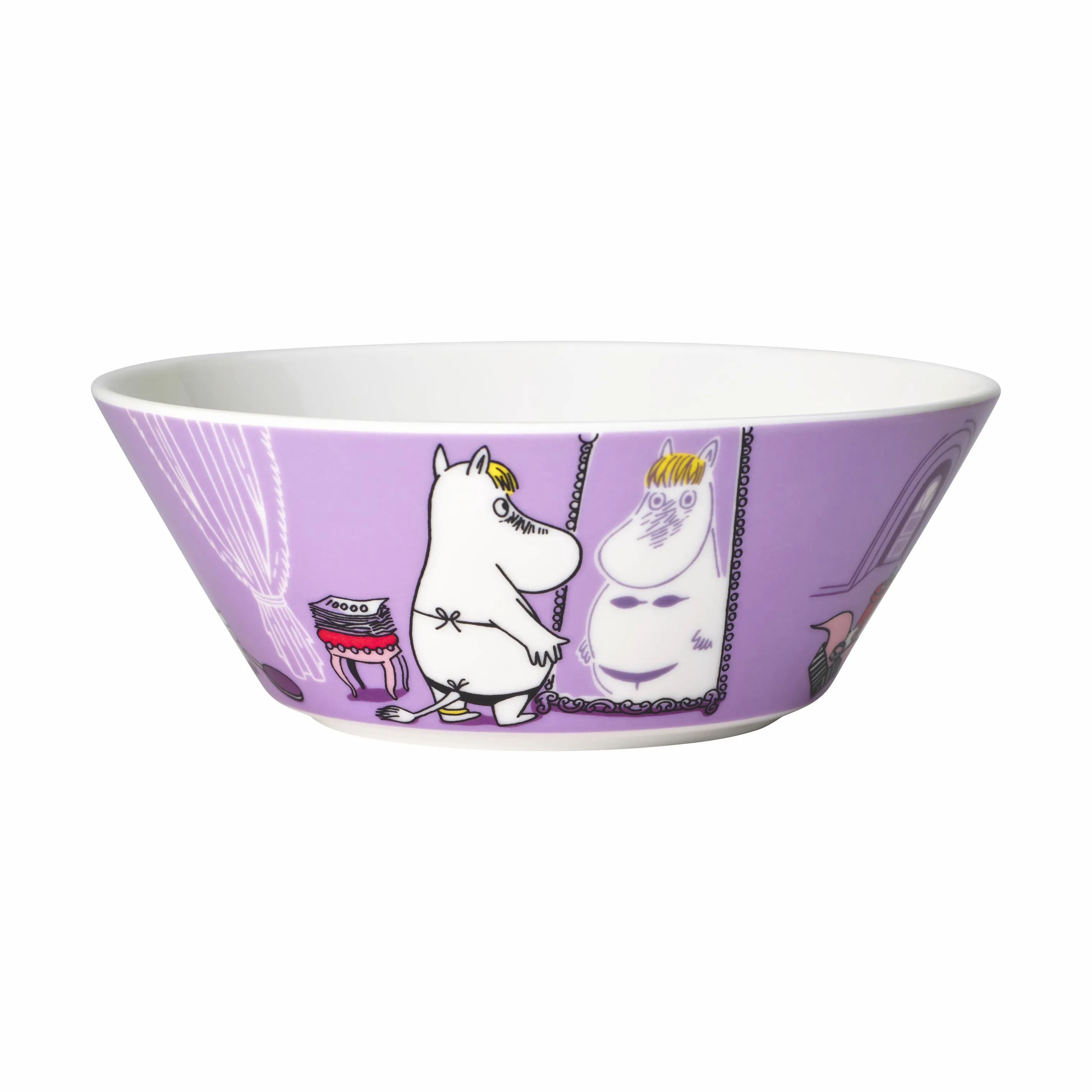 Moomin Arabia Serveringsskåle Kærester Skål - Snorkfrøken i Snorkfrøken Lilla, 2