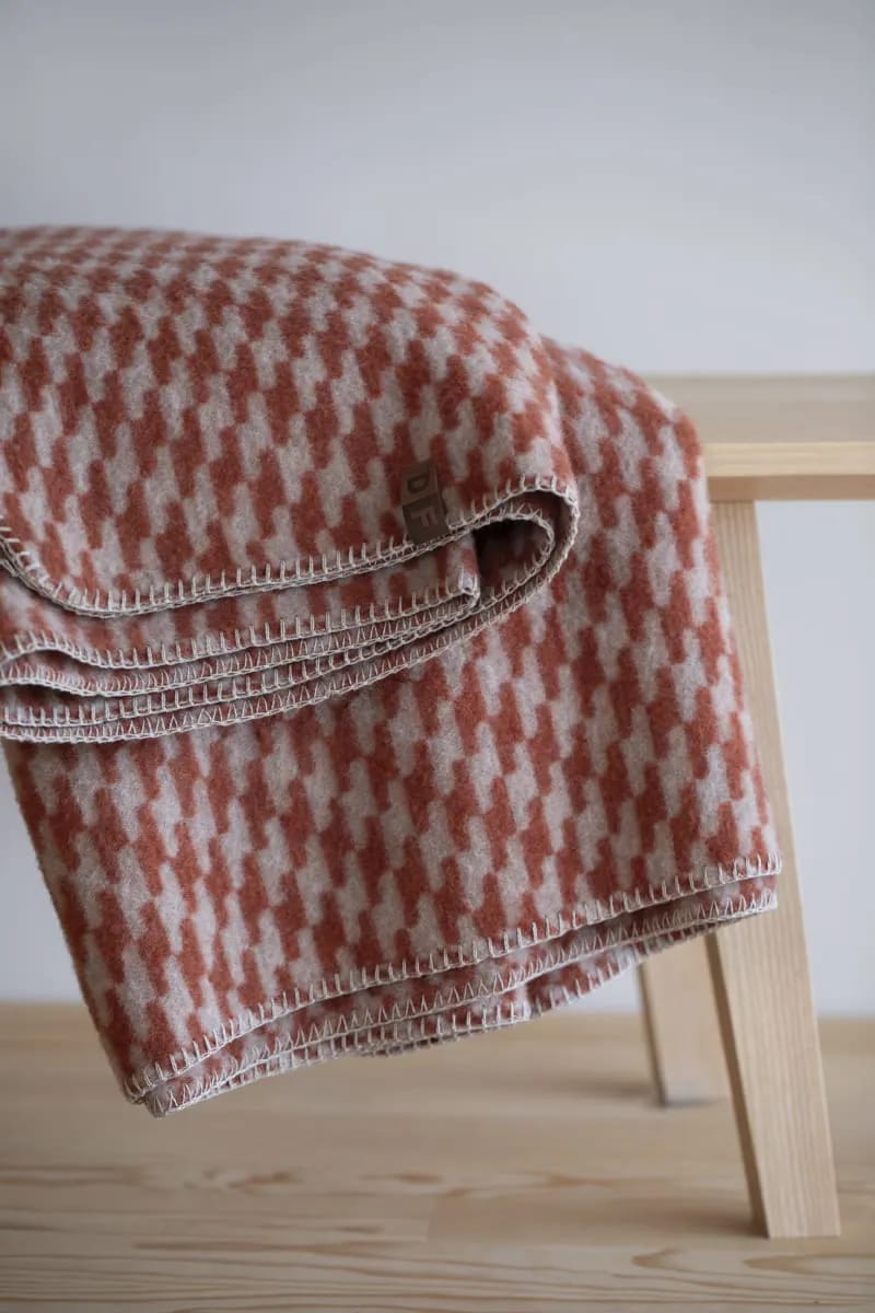 Fusenegger Plaider Merano Plaid i Terra Cotta, 1