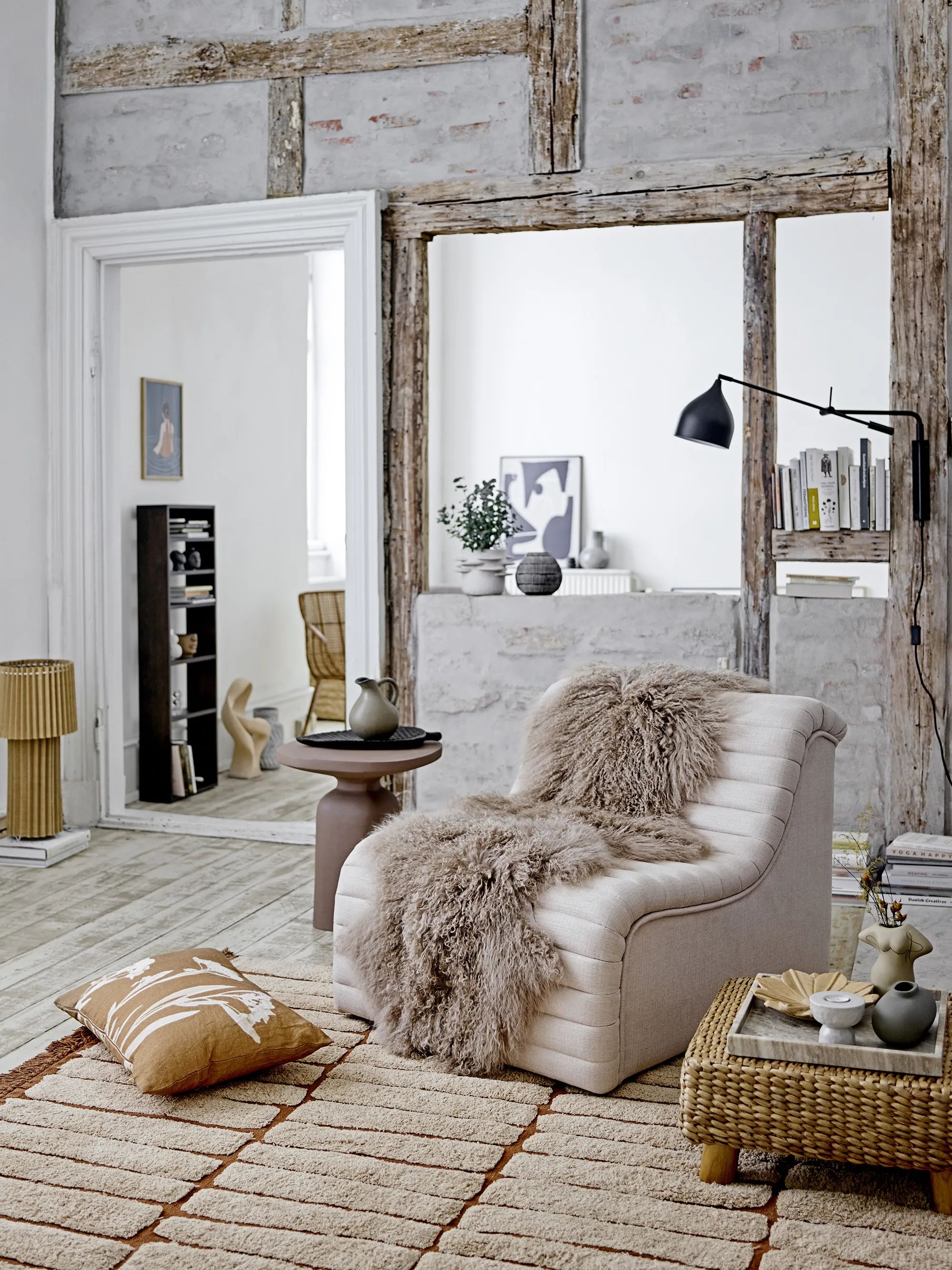 Bloomingville Lænestole Allure Loungestol i Natur, 2