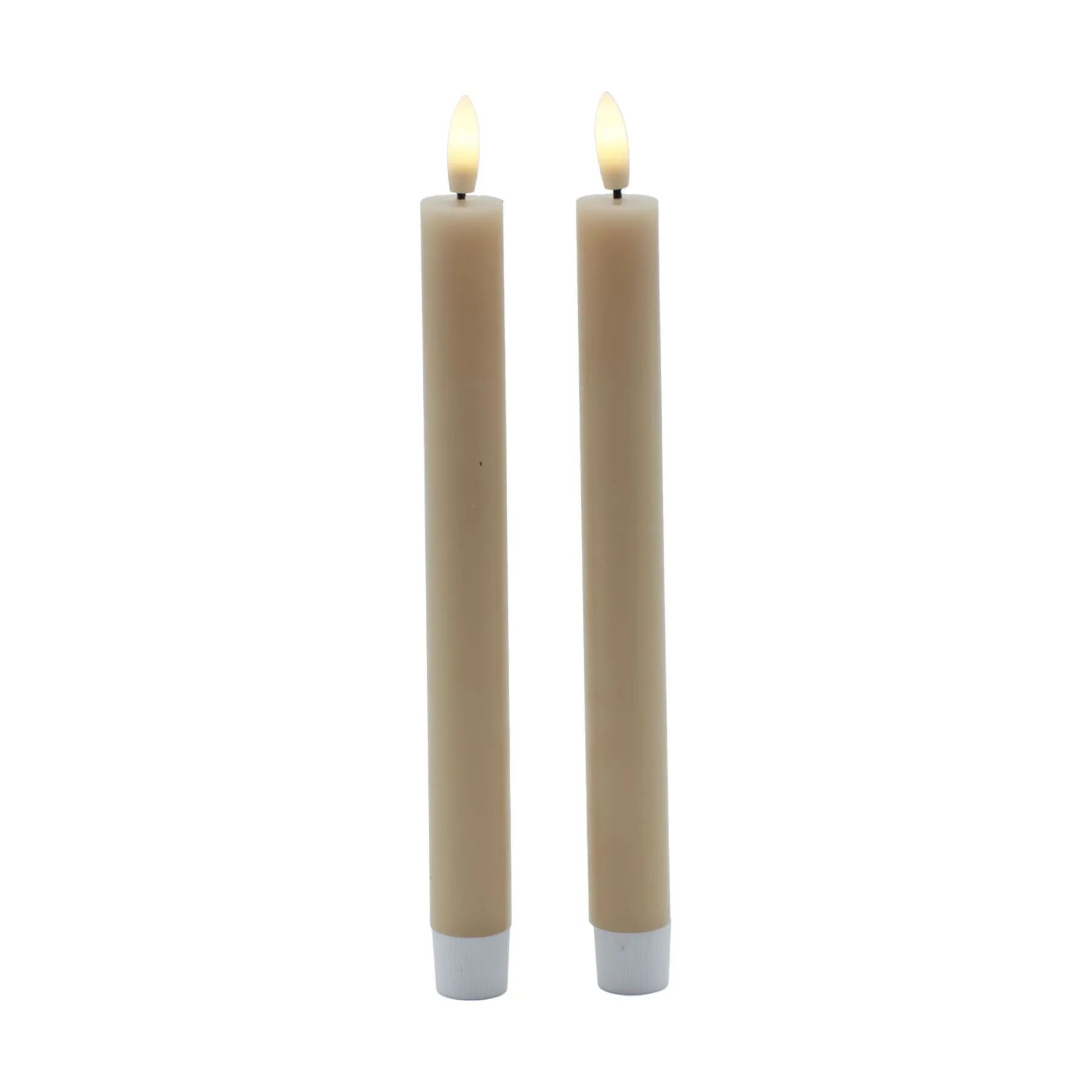 Sirius LED-lys Sille Genopladelig Sille LED Kronelys - 2 stk. i Caramel, 1