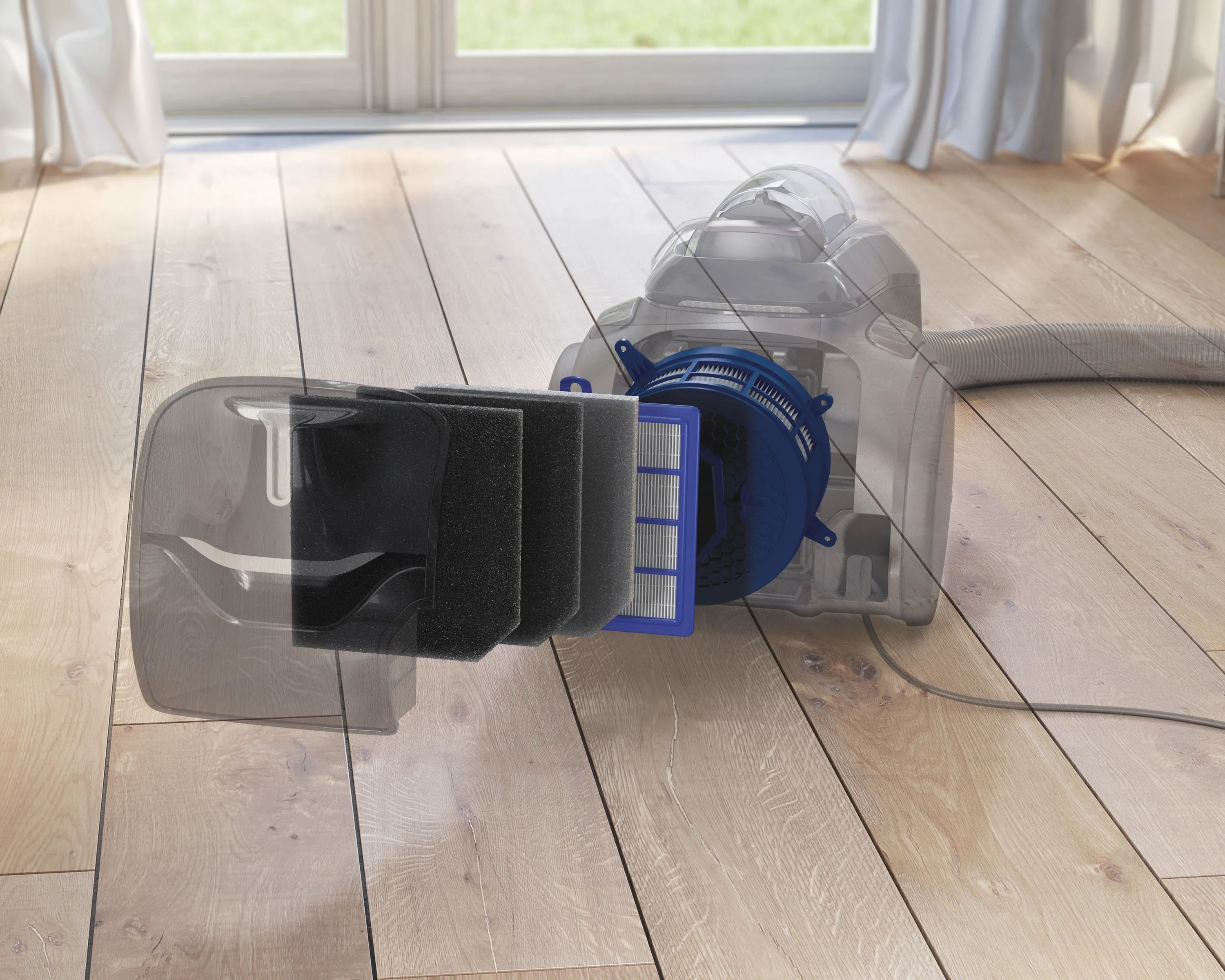 Electrolux Støvsugere Pure C9 Poseløs Støvsuger i Metalgrå, 5