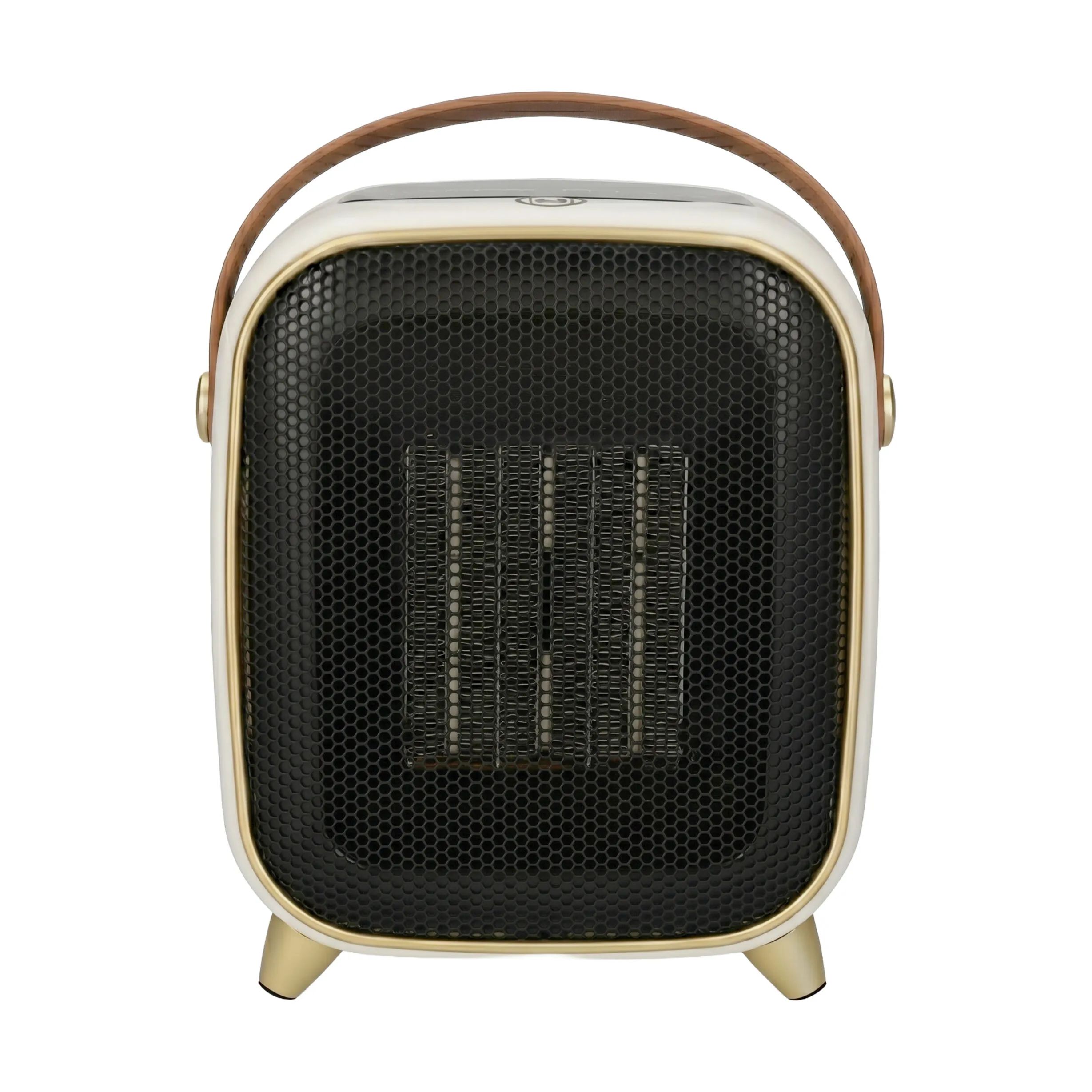 Nedis Ventilatorer PTC Varmeblæser i Hvid/guld, 1