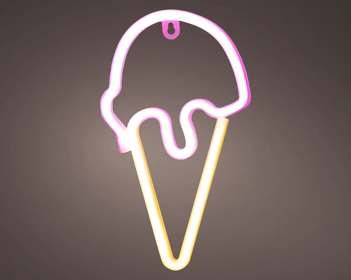 CASA Living LED-lamper LED Neon skilt i Multi, 26,5 cm, 2