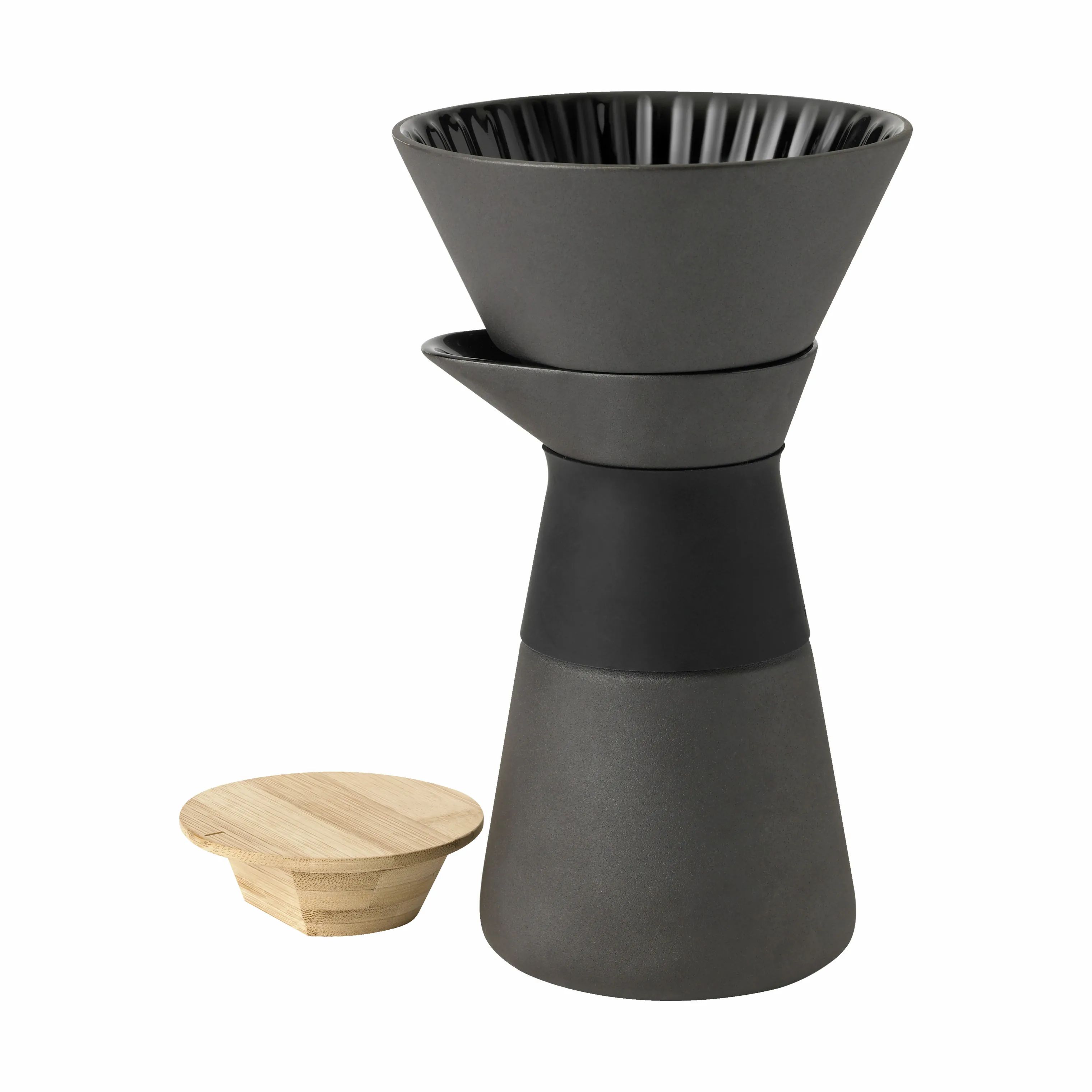 Stelton Kaffemaskiner Nordic Theo Kaffebrygger i Sort, 1