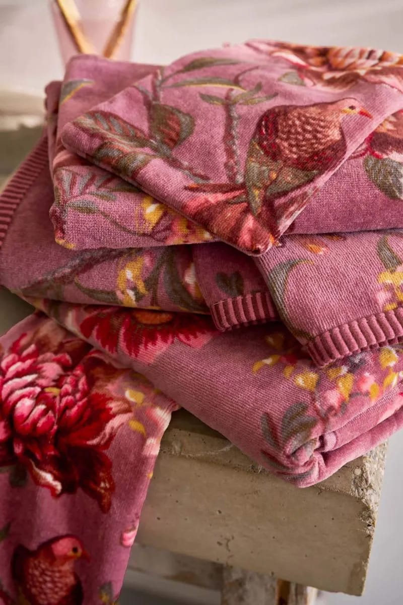 PIP Studio Vaskeklude Secret Garden Vaskehandske i Mauve, 2