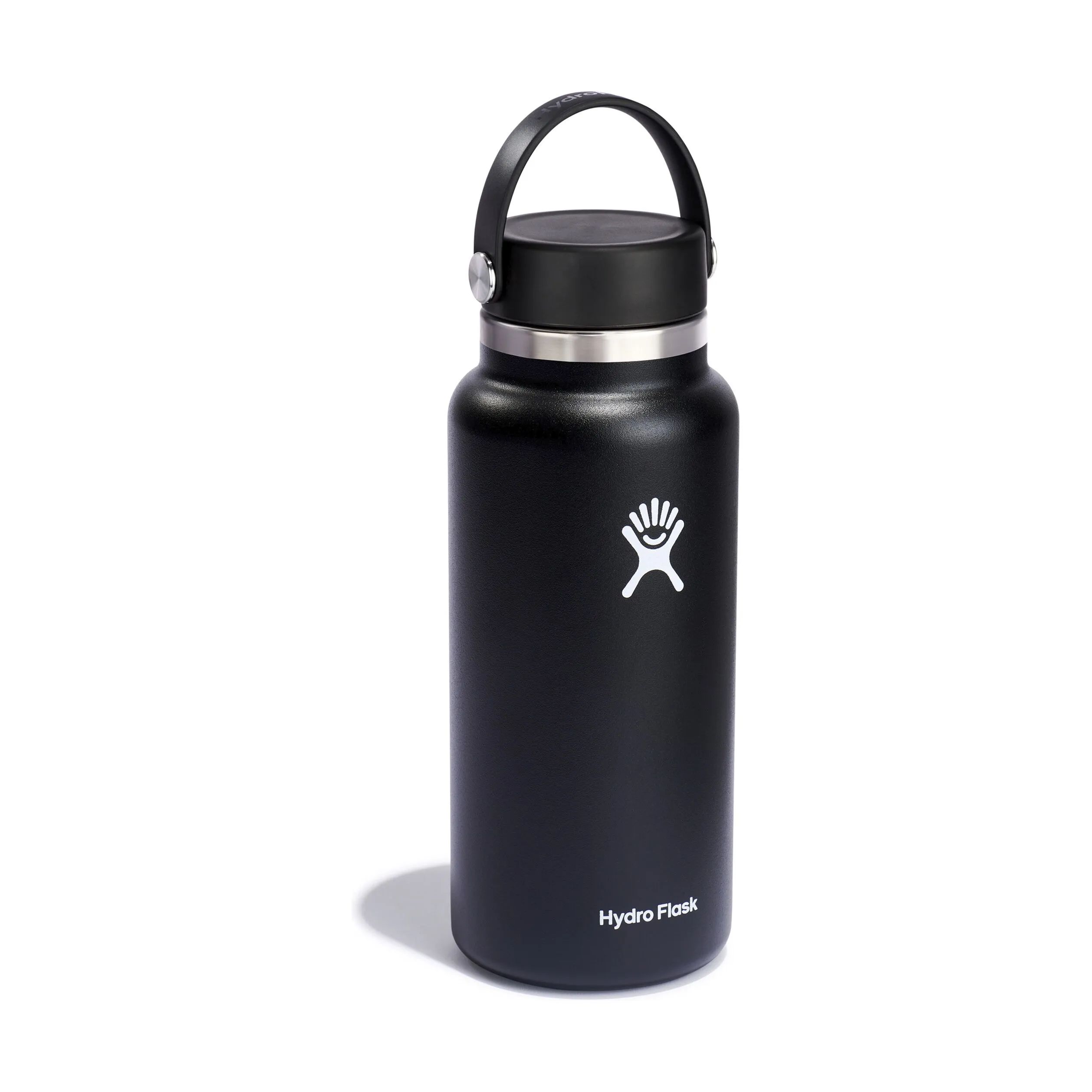 Hydro Flask To go kopper Wide Mouth Flex Termodrikkedunk i Sort/stål/hvid, 3