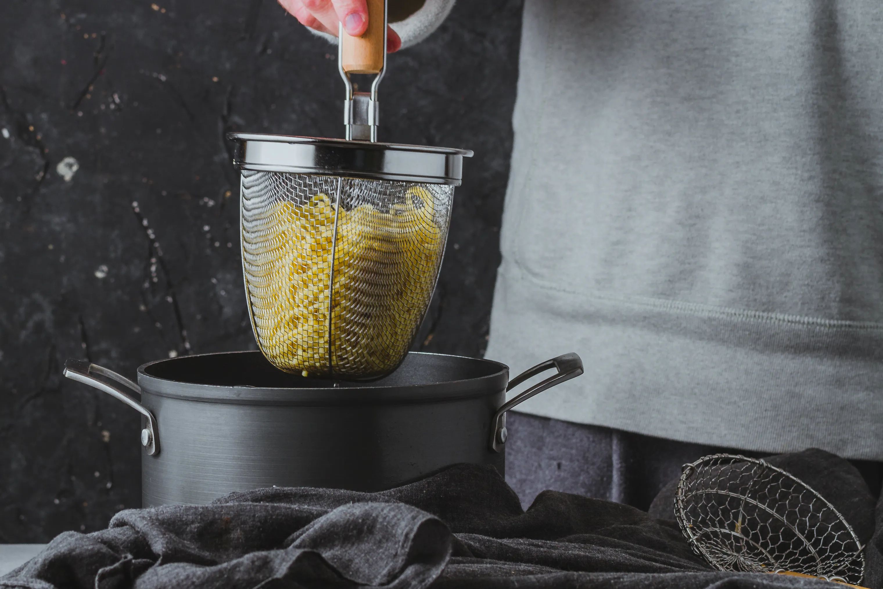 KitchenCraft Sier World of Flavours Nudel Si i Sølv, 2