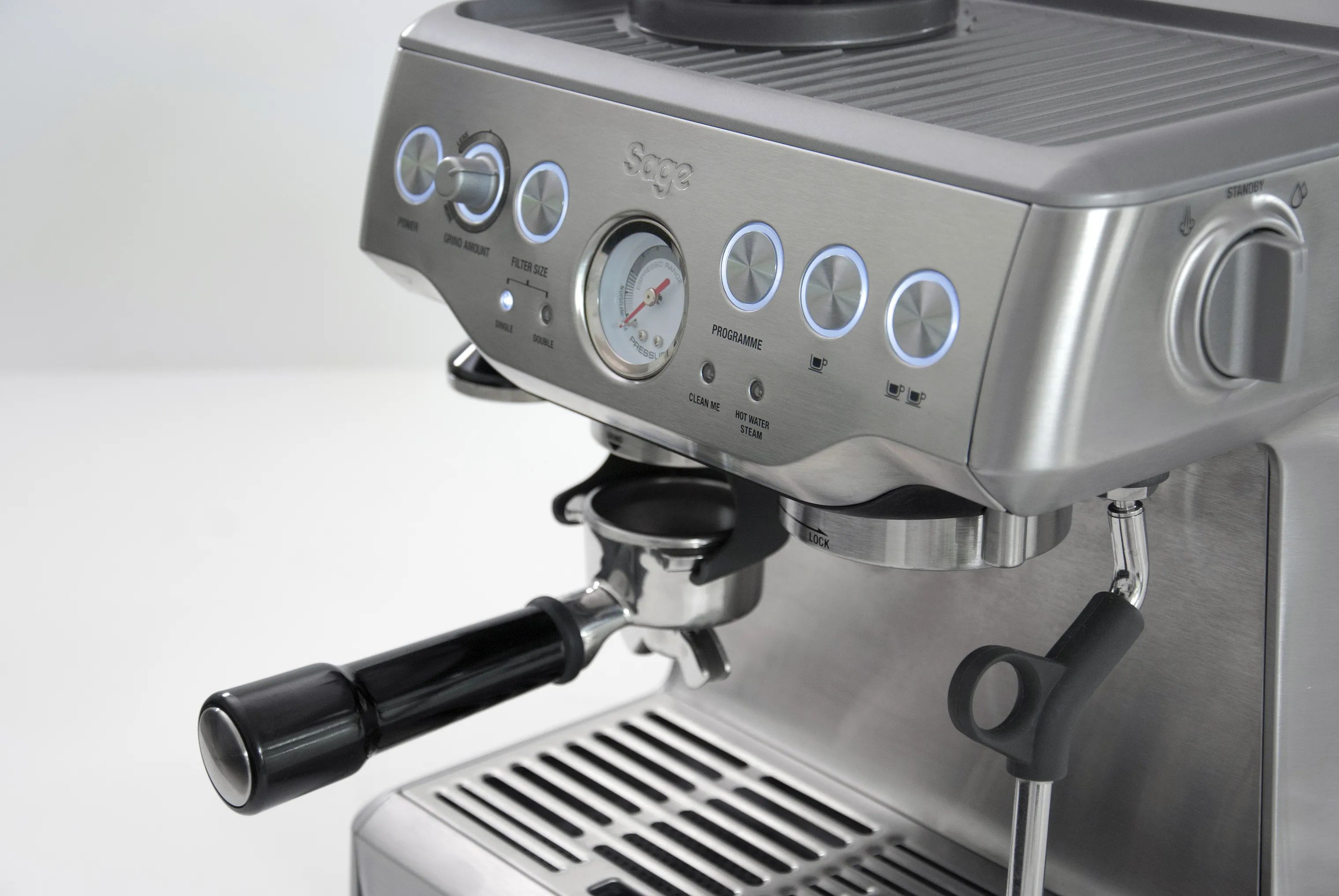 Sage Espressomaskiner Barista Express Espressomaskine i Stål, 2