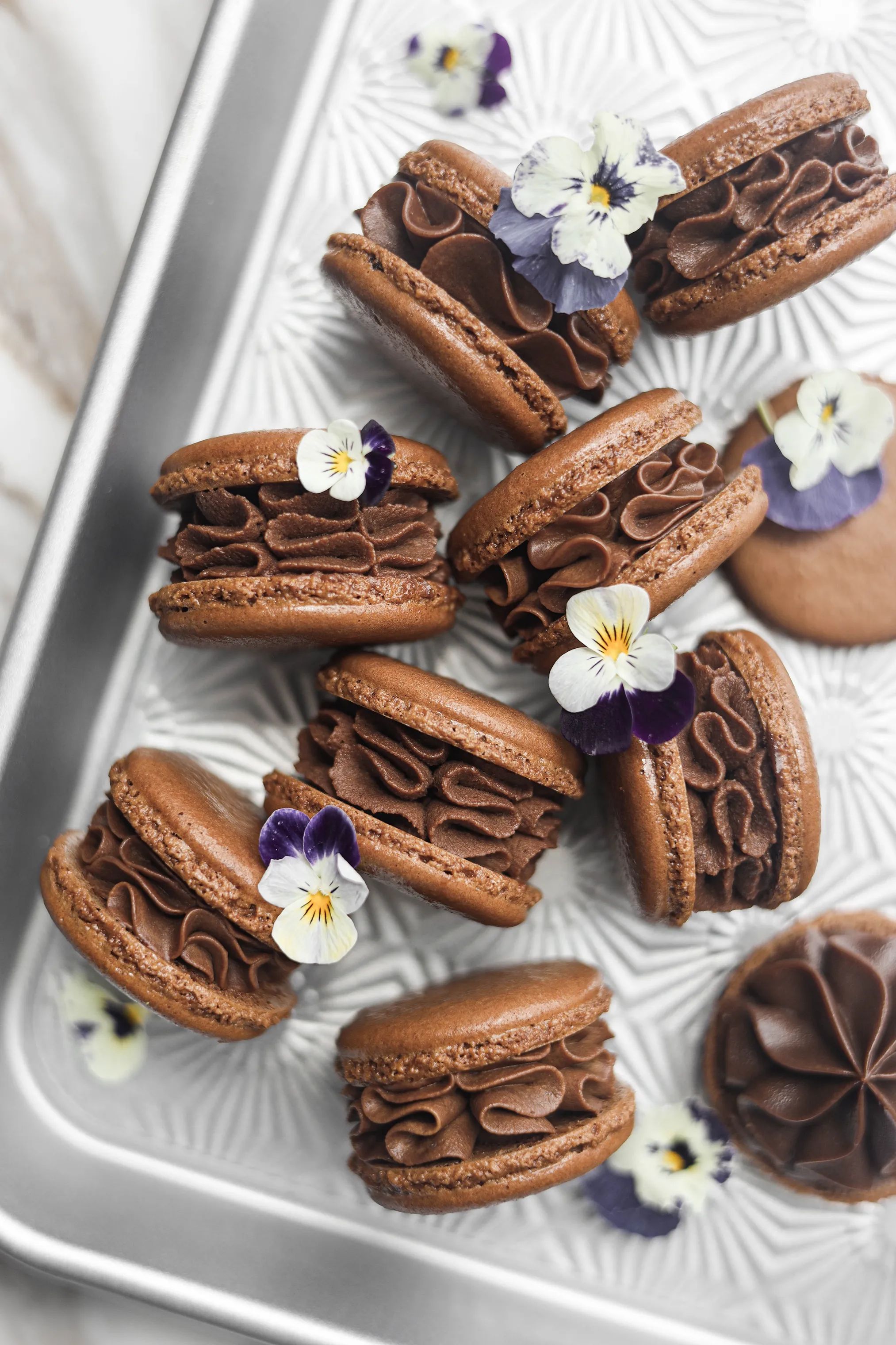 Patisse Bageredskaber Macarons bagemåtte i Sort/hvid, 2