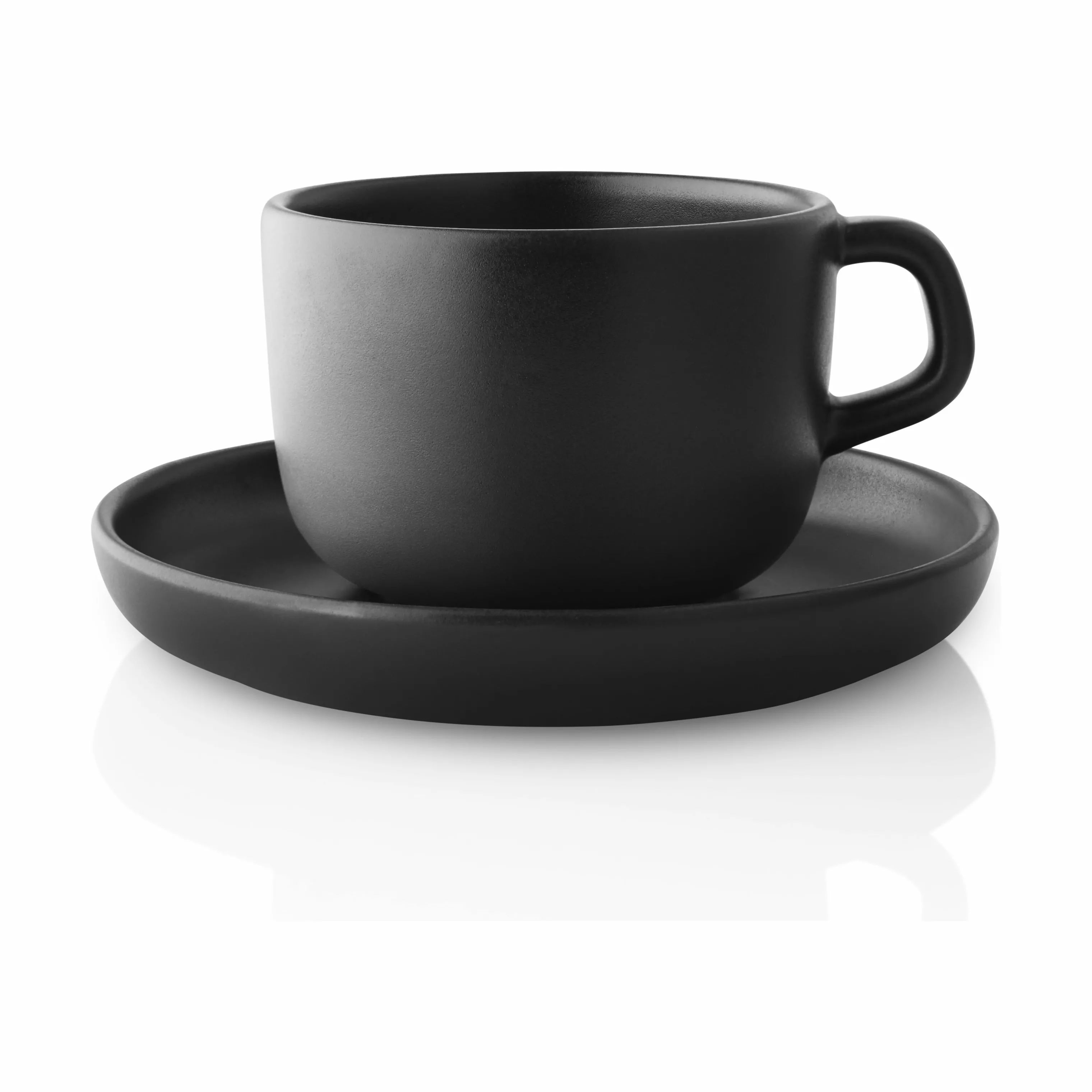 Eva Solo Krus og kopper med hank Nordic Kitchen Kop m. underkop i Sort, 20 cl, 1