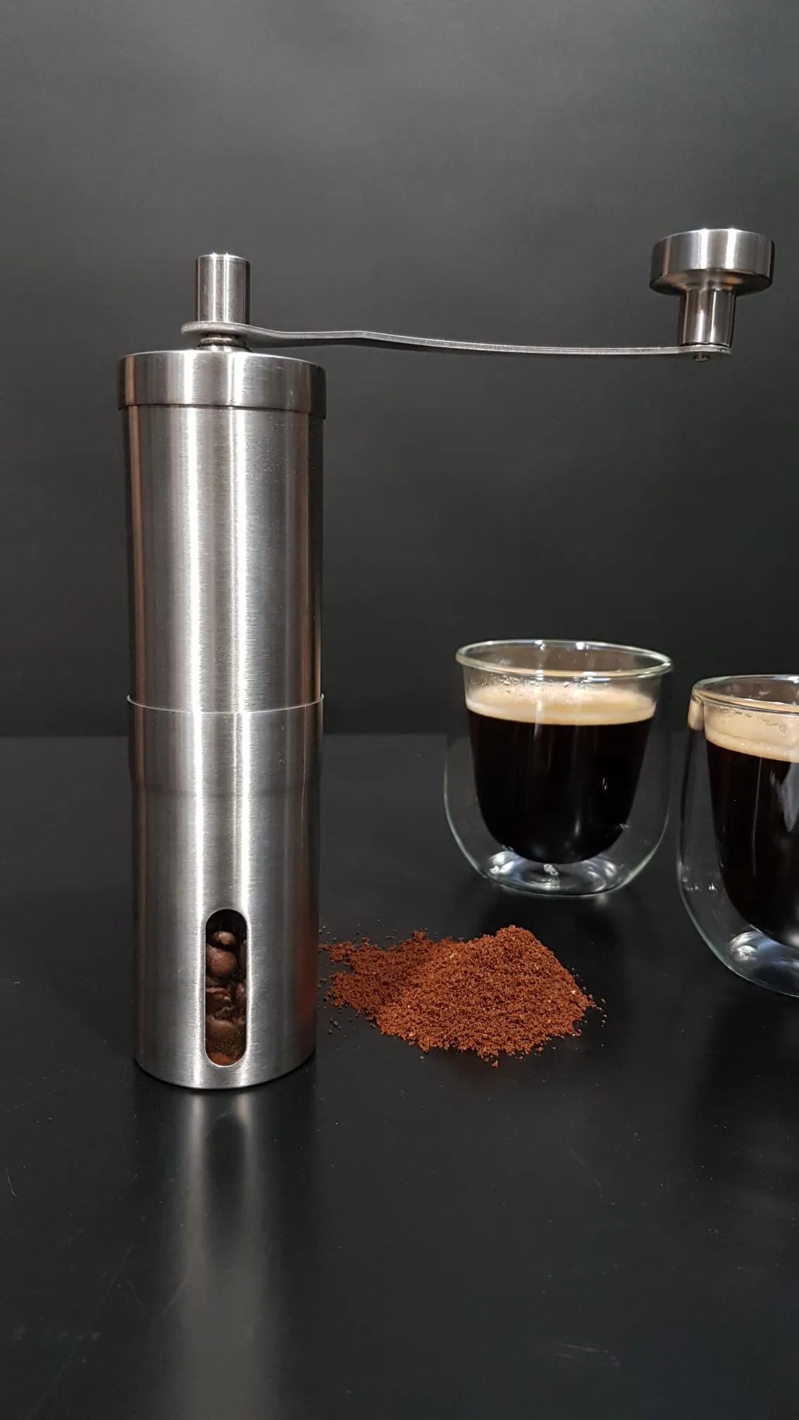 Cilio Kaffekværne Aroma Kaffemølle i Sølvfarvet, 5