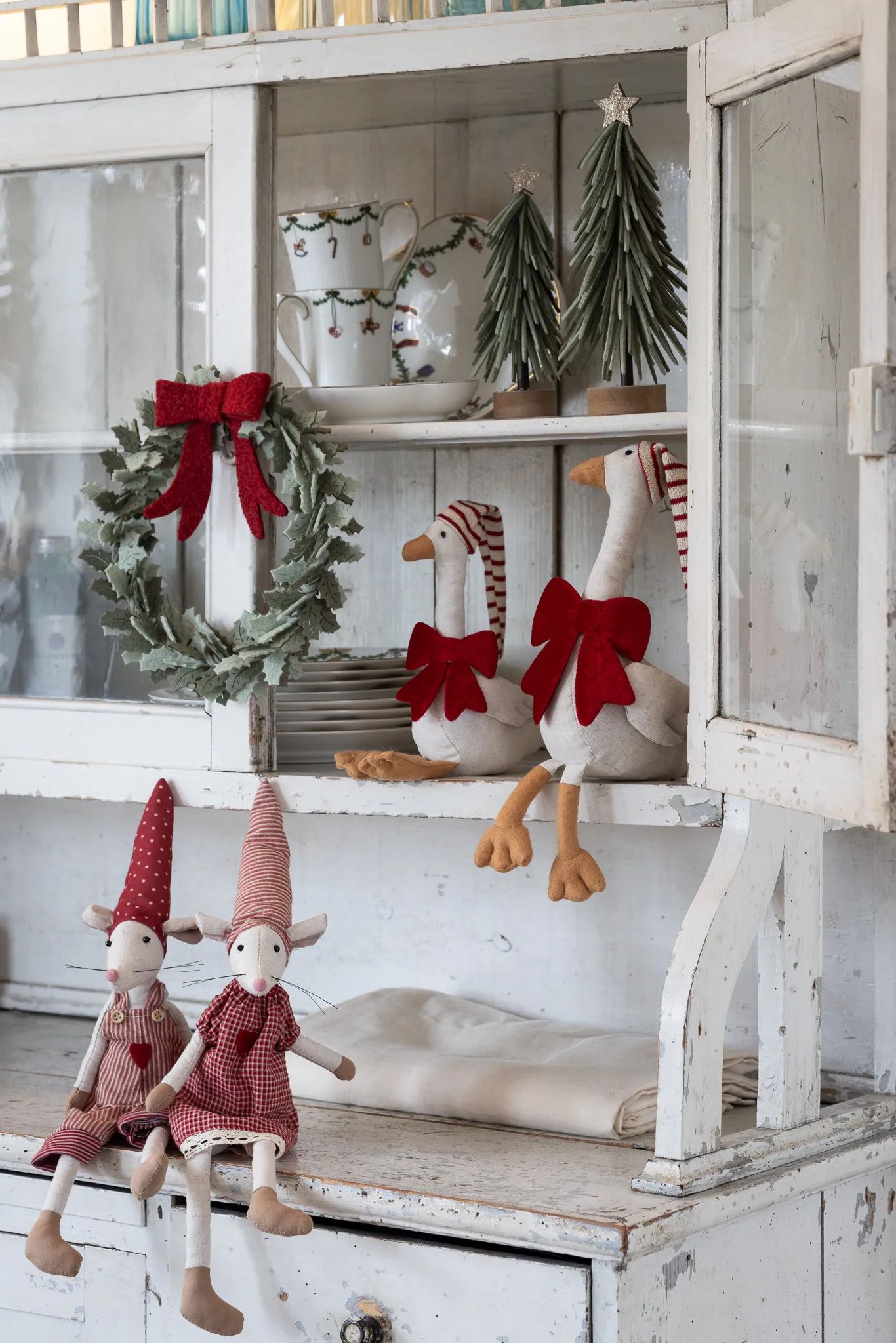 Casa Christmas Juleophæng Krans i 25 cm, 2