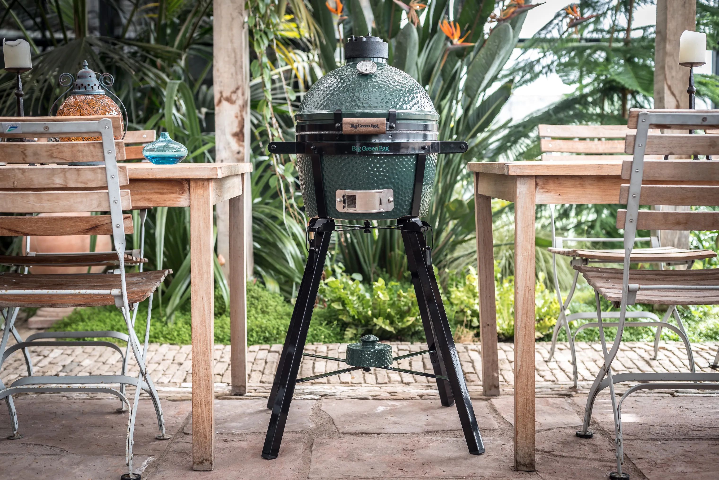 Big Green Egg Øvrigt grilltilbehør Nests, Tables & Carriers Transportabelt Grillstativ i sort, 3