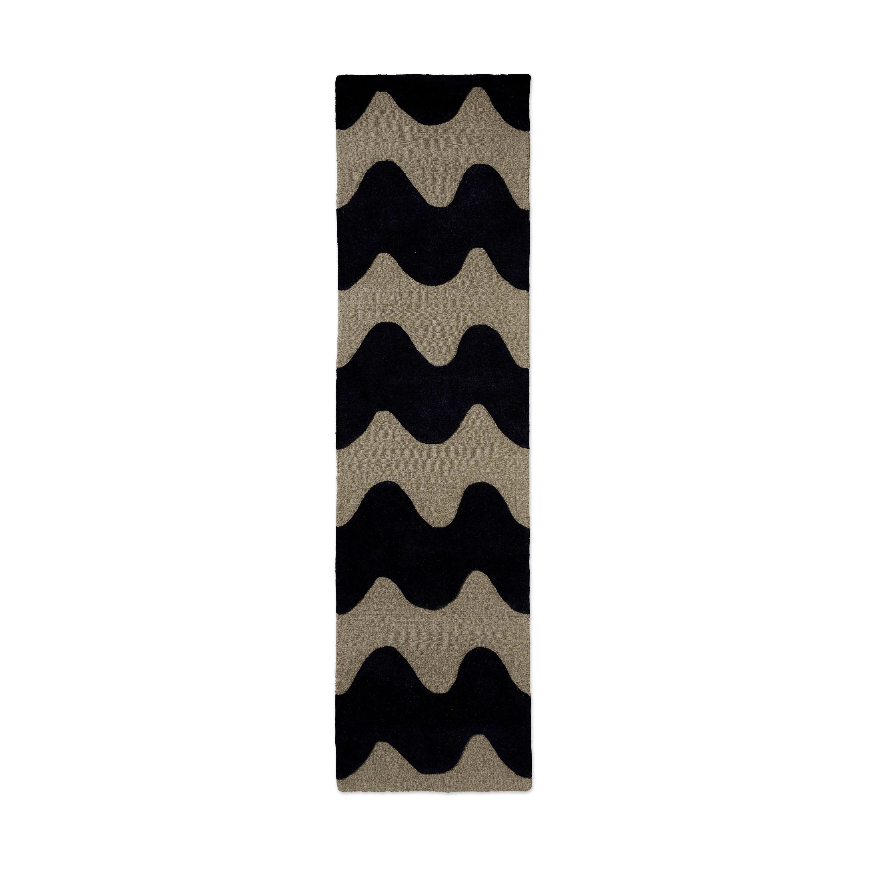 Marimekko by Brink & Campman Gulvtæpper Lokki Tæppeløber i Sort, B80 x L300 cm, 1
