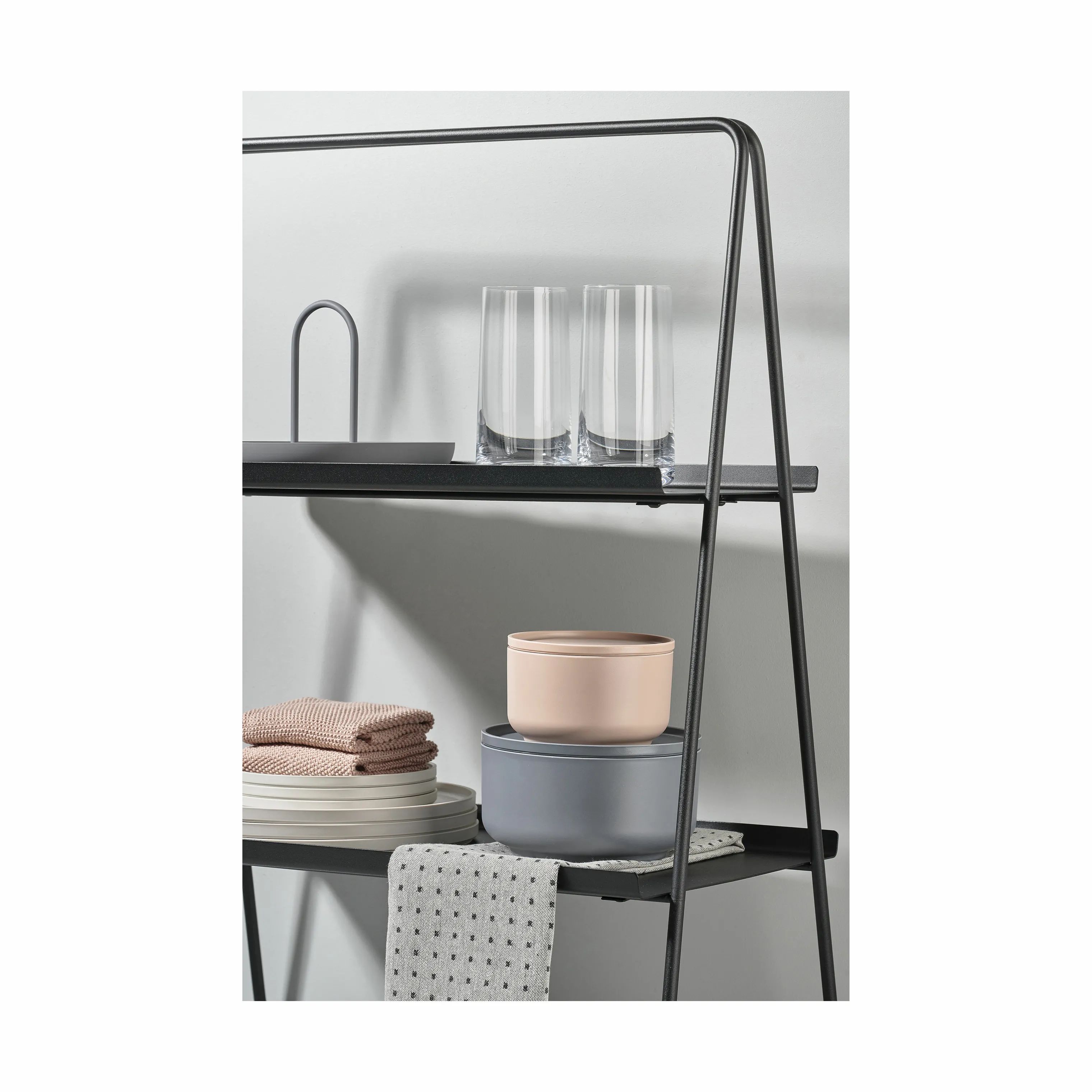 Zone Reoler og tilbehør A-collection A-Table Reol i Black, B29 x L53 cm, 3