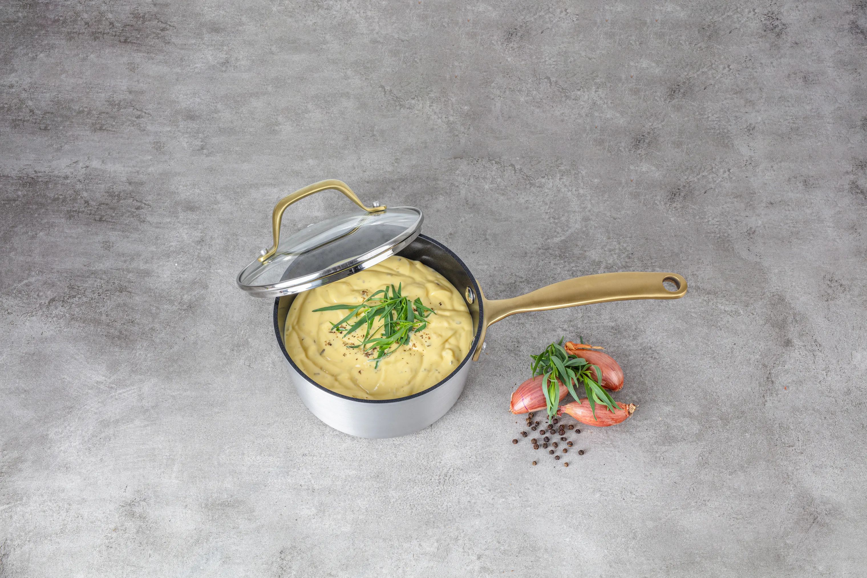 Cook & Baker Kasseroller Premium Kasserolle i Sølvfarvet/guldfarvet, 5