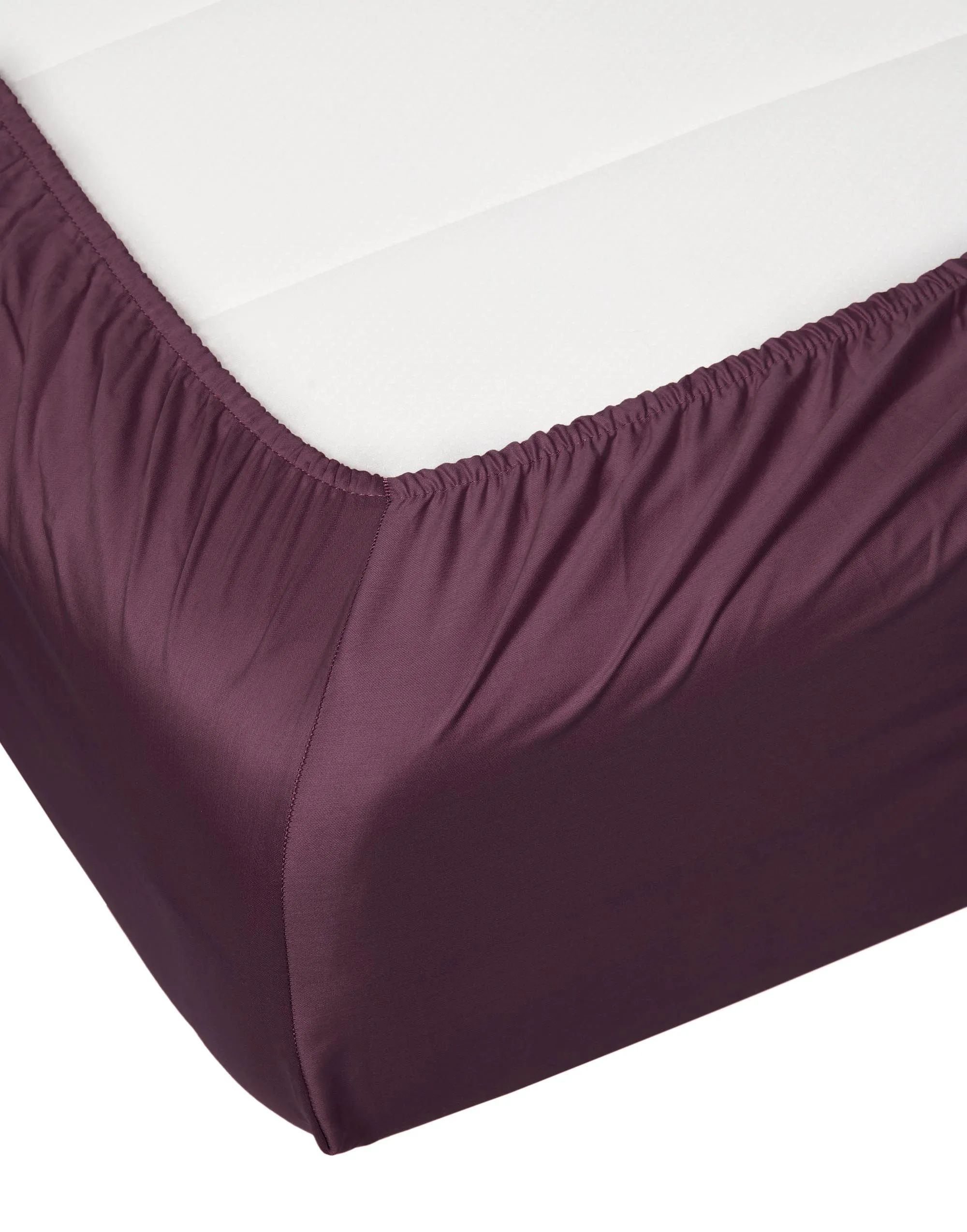 Essenza Lagner Satin Boxlagen i Marsala, B90 x L200 cm, 3