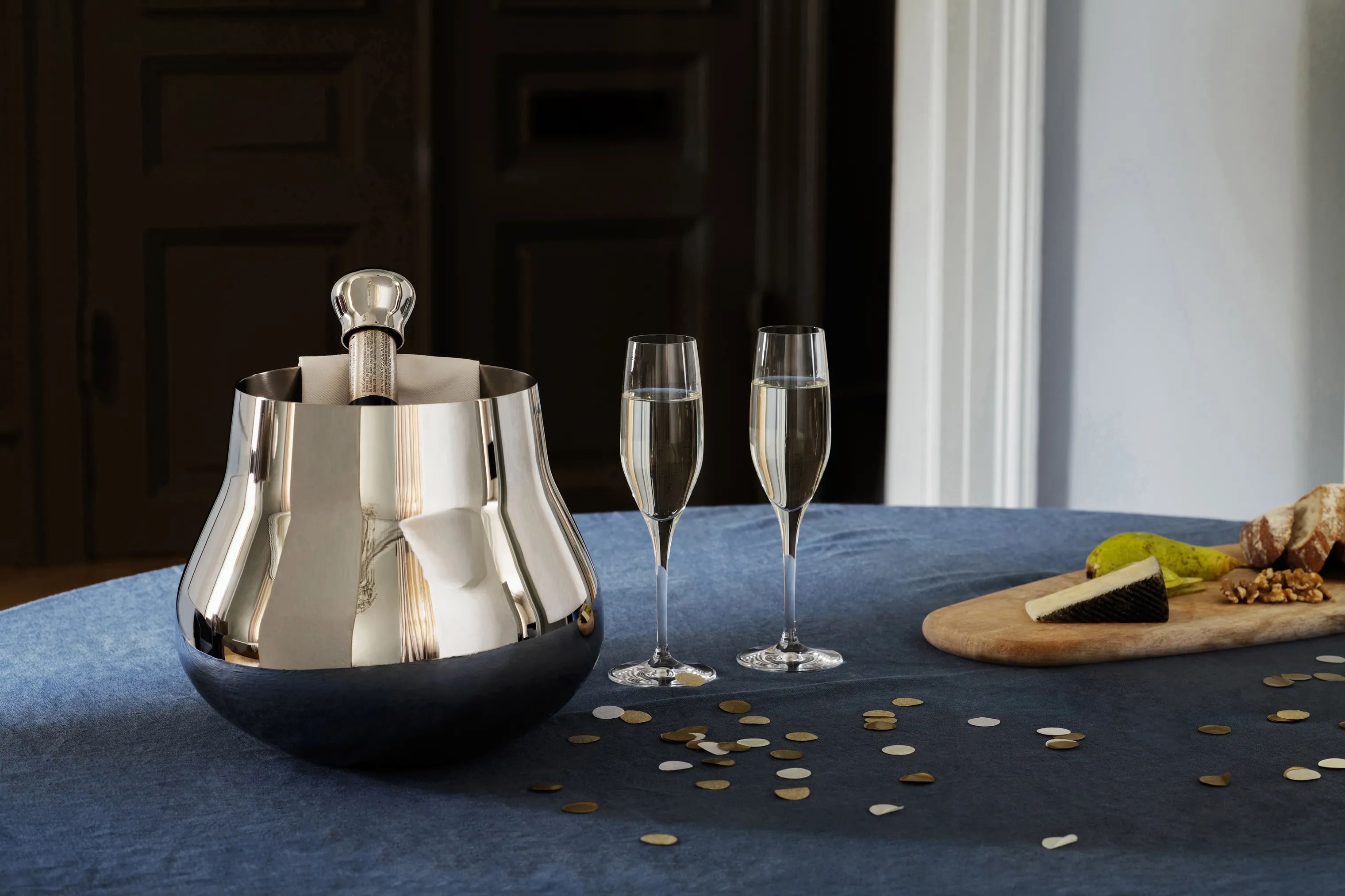 Georg Jensen Øvrigt champagnetilbehør Sky Champagneprop i Stål, 2