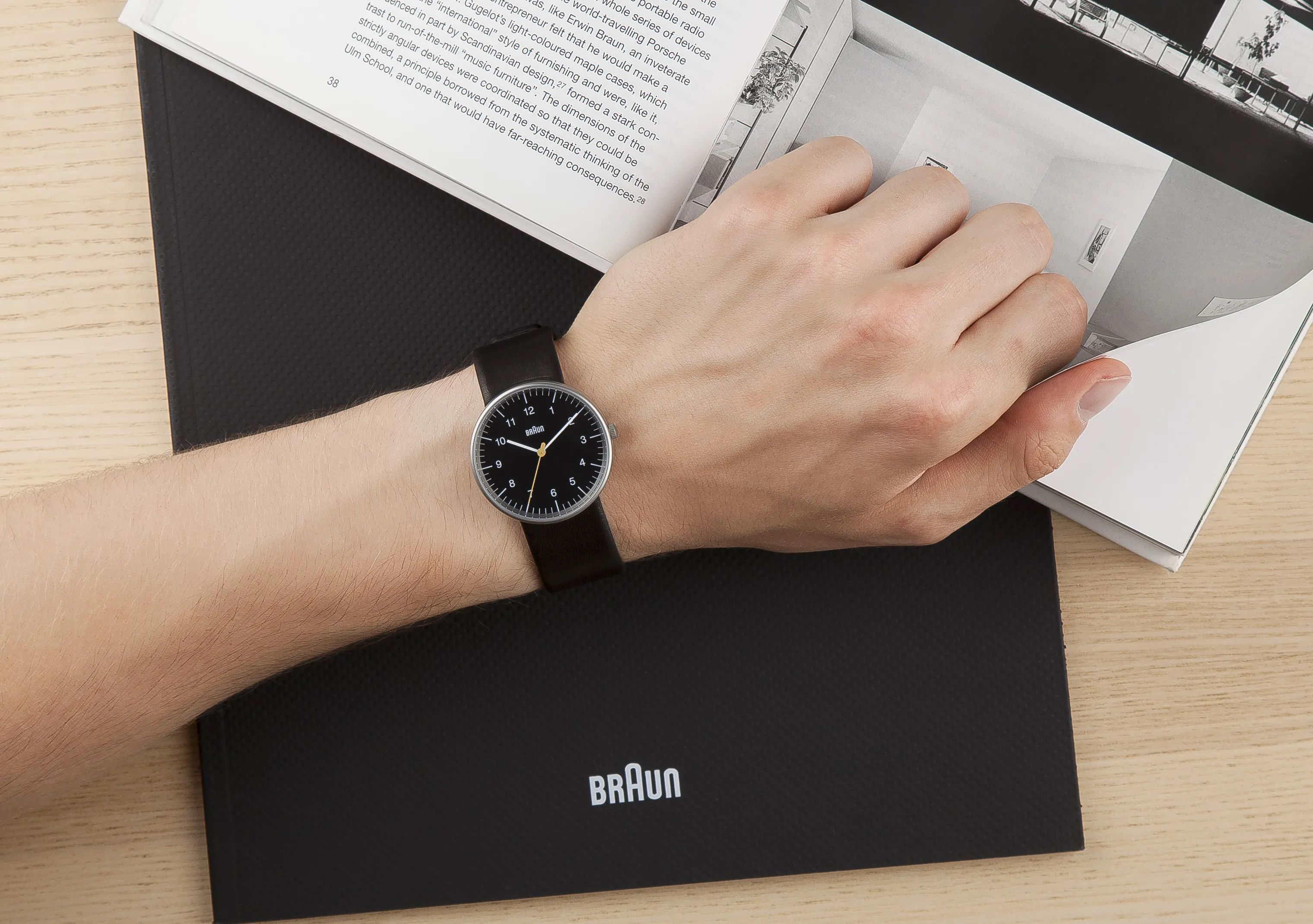 Braun Armbåndsure Classic Armbåndsur - Uni i Sort, 2