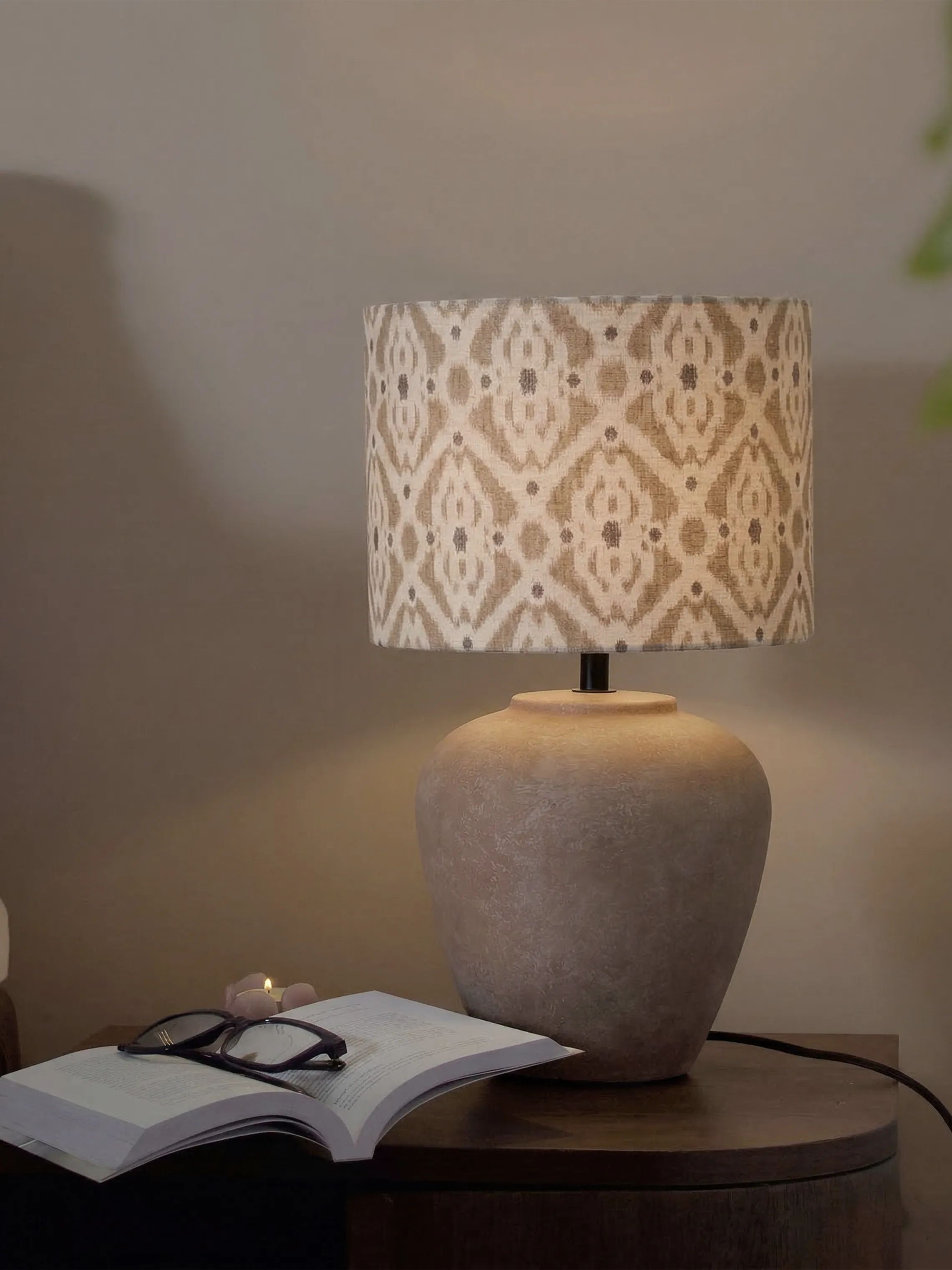 PR Home Bordlamper Lilly Bordlampe i Beige, 43 cm, 3