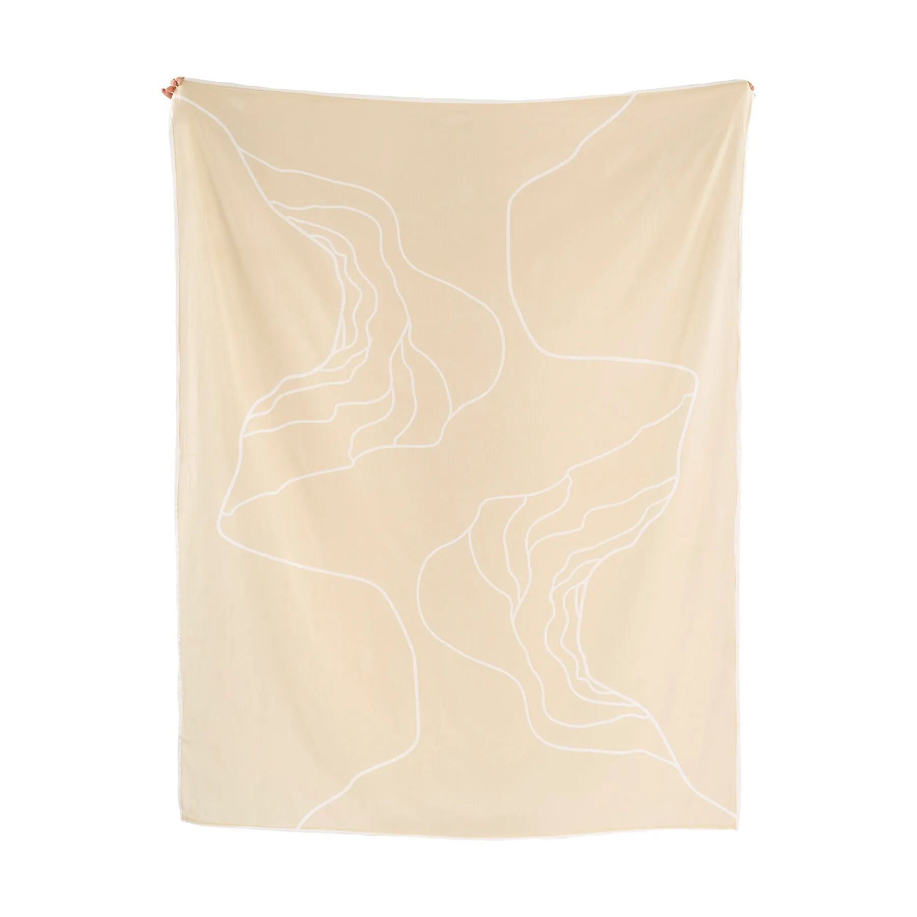 The Organic Company Morgenkåber Reconnect Wrap Tæppe i Gul, 1