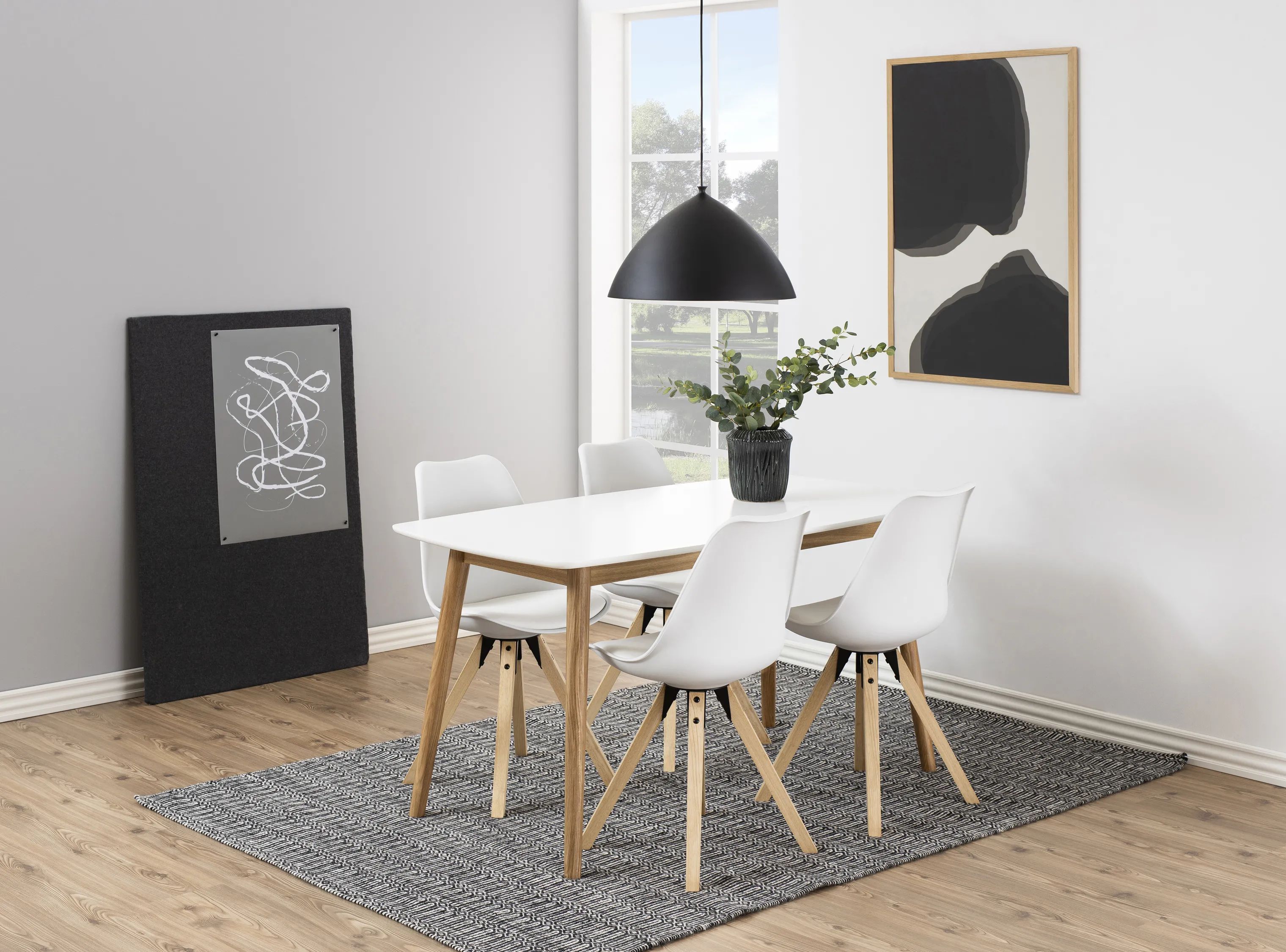 CASA Living Spisebordsstole Dima Spisebordsstol - 2 stk. i Hvid, 3