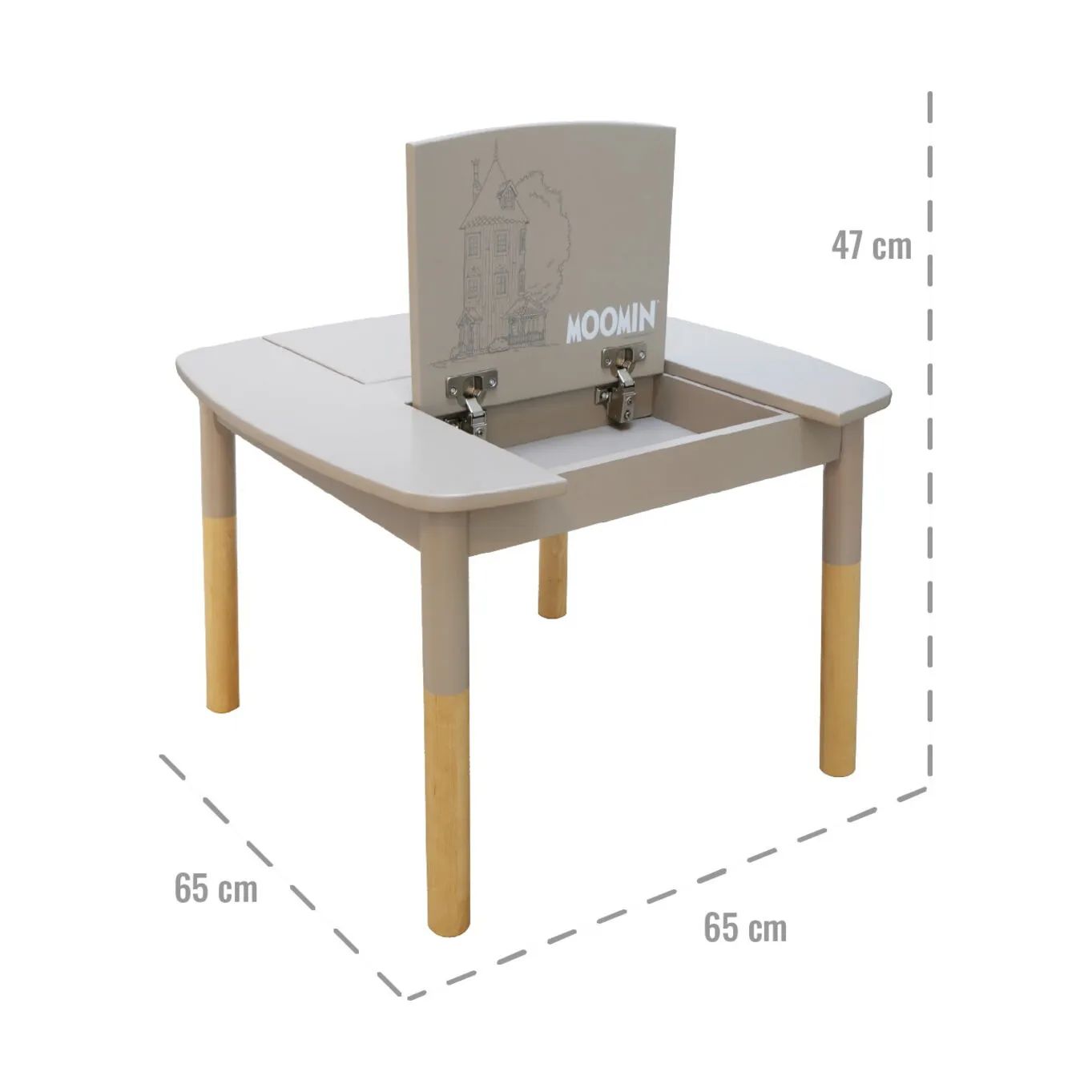 Barbo Toys Til børneværelset Mumi Bord i Natur, 4