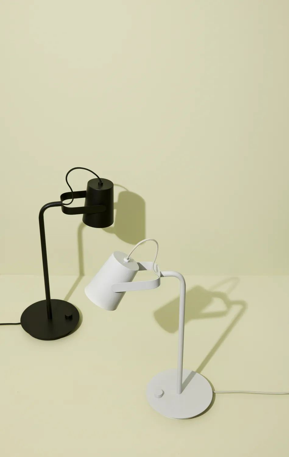 Hübsch Bordlamper Ardent Bordlampe i Lysegrå, 2