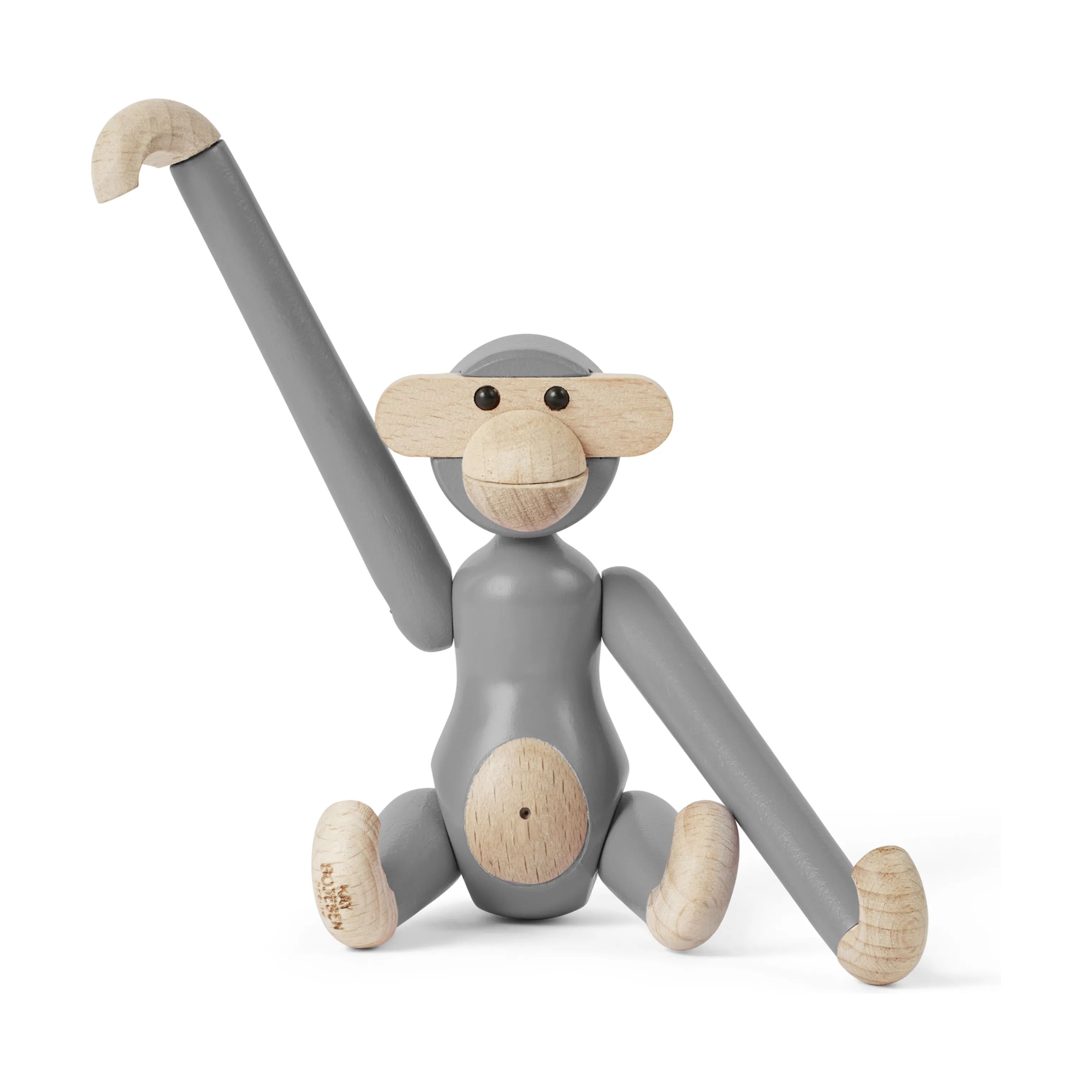 Kay Bojesen Dyrefigurer Monkey Abe - Mini i Grå, 4
