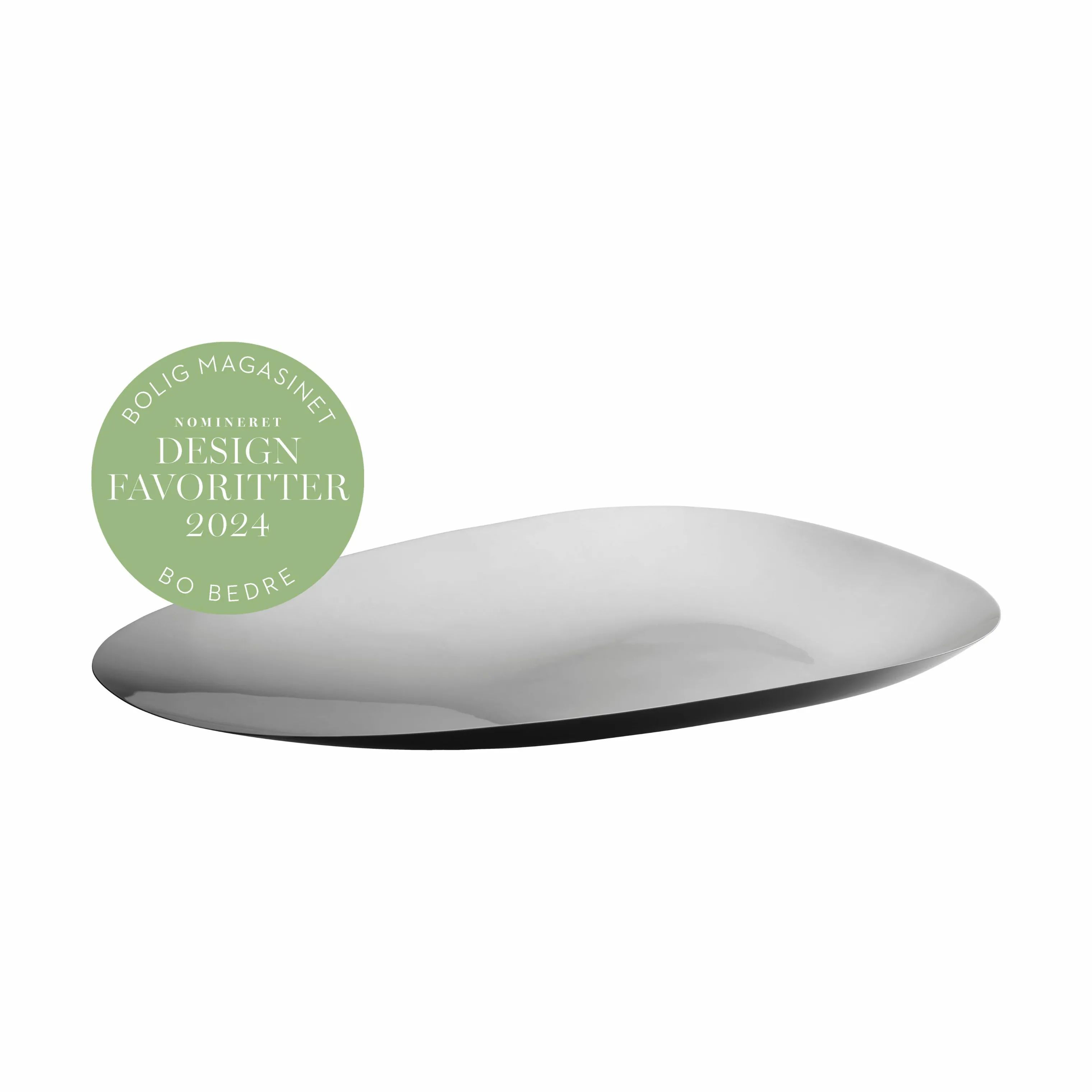 Gense Serveringsfade Dorotea Fad i Blank Stål, B5 x L42 cm, 1