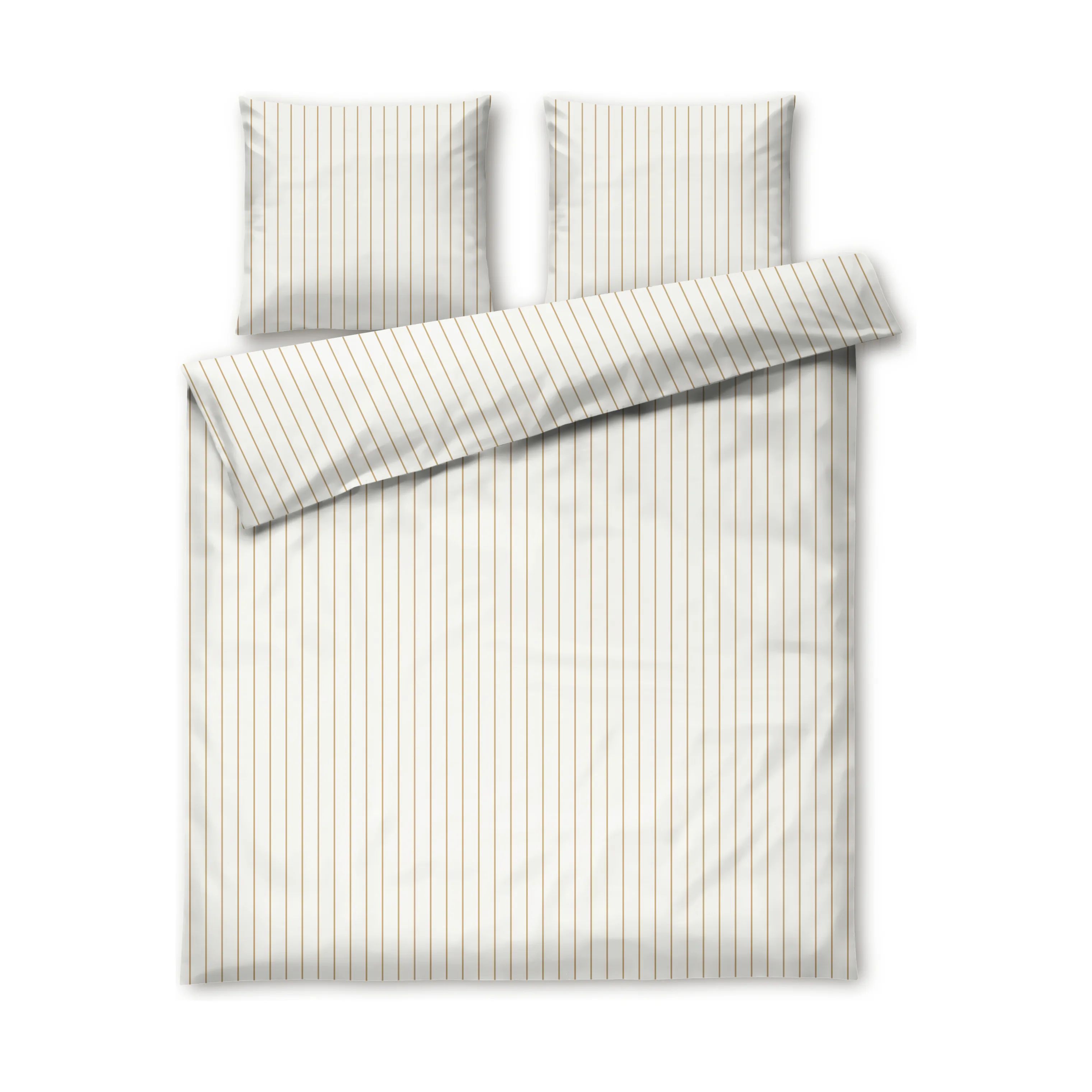 Juna Sengetøj Softly Sengetøj i Off-White/Karamel, B200 x L220 cm, 1