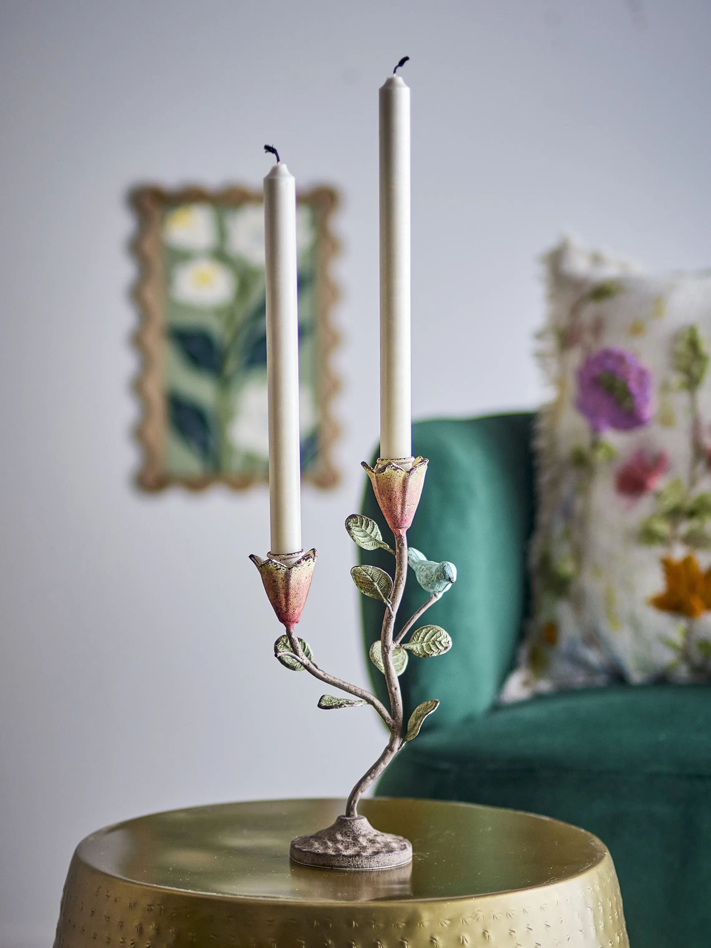 Creative Collection Kronelysestage Zaina Lysestage i Multifarvet, 3