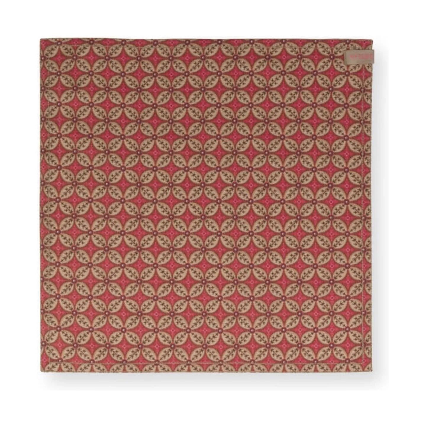 PIP Studio Stofservietter Blooming Tales Stofserviet - 4 stk. i Dark Red, 4