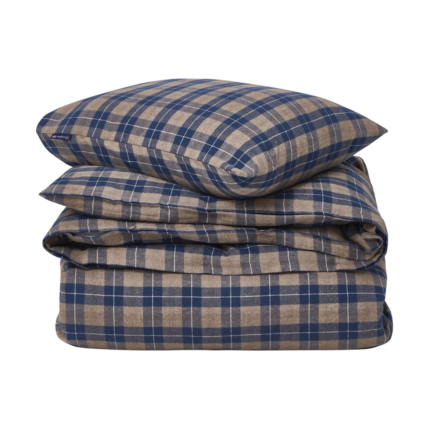 Lexington Sengetøj Comforts of Fall Sengesæt i Denim Blue;Beige, B200 x L220 cm, 3