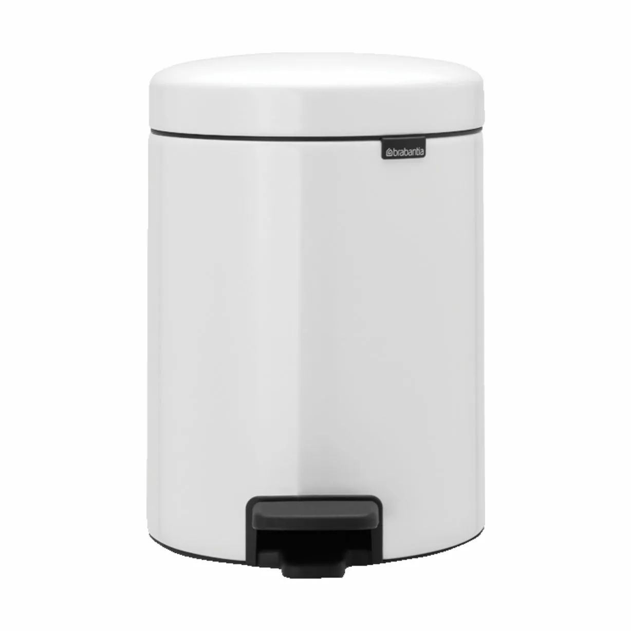 Brabantia Toiletspande NewIcon Pedalspand i Hvid, 5 L, 1