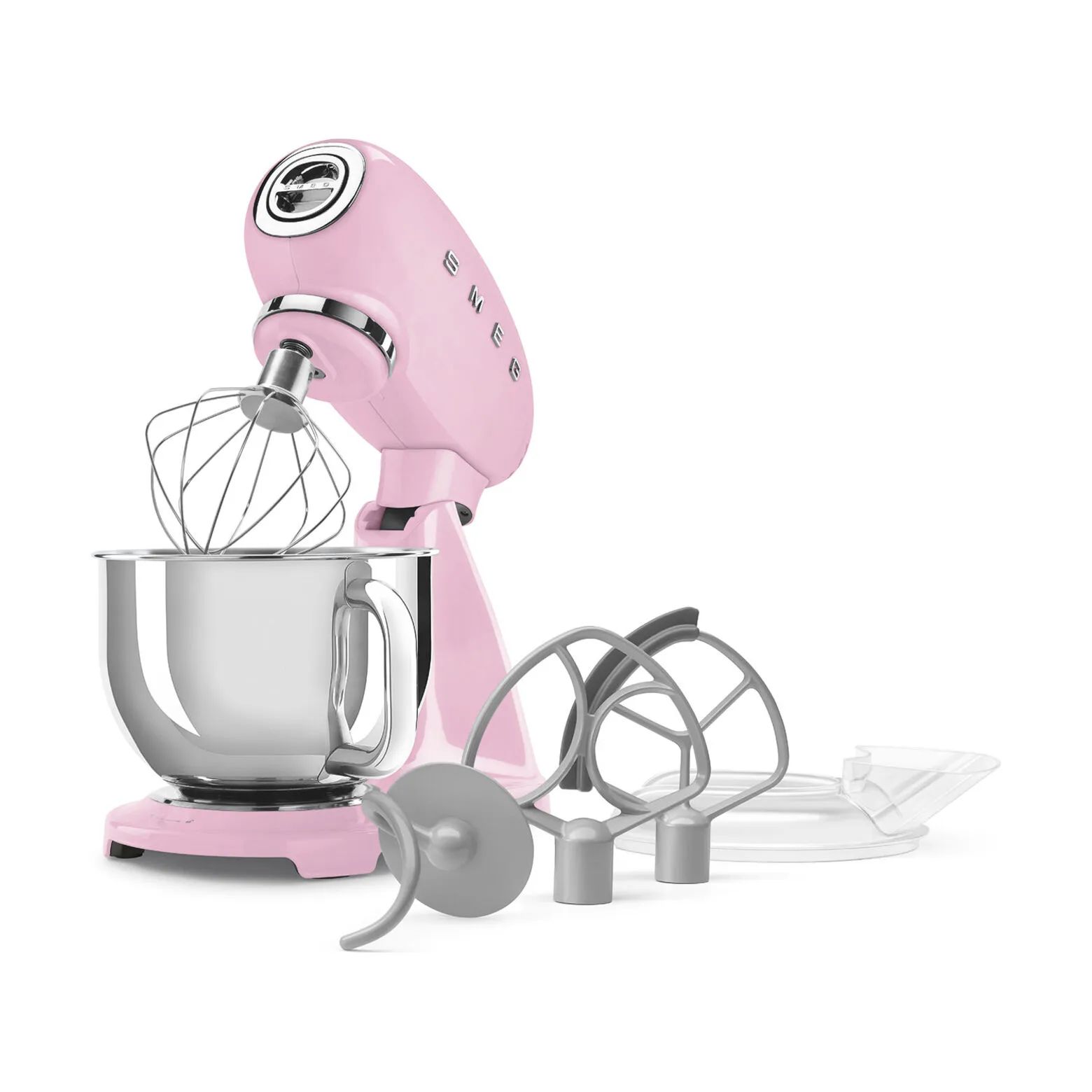 Smeg Røremaskiner 50's style Køkkenmaskine SMF05PKEU i pink, 4
