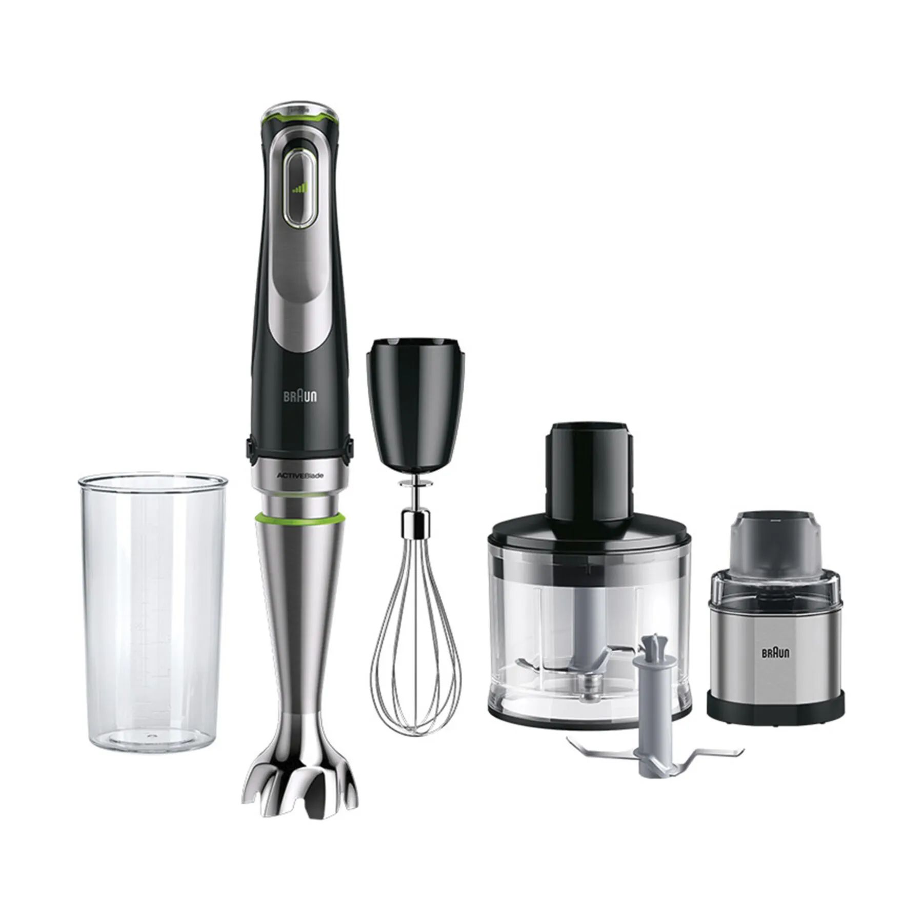 Braun Stavblendere Multiquick 9 Stavblender MQ9138 i Sort/sølv, 1