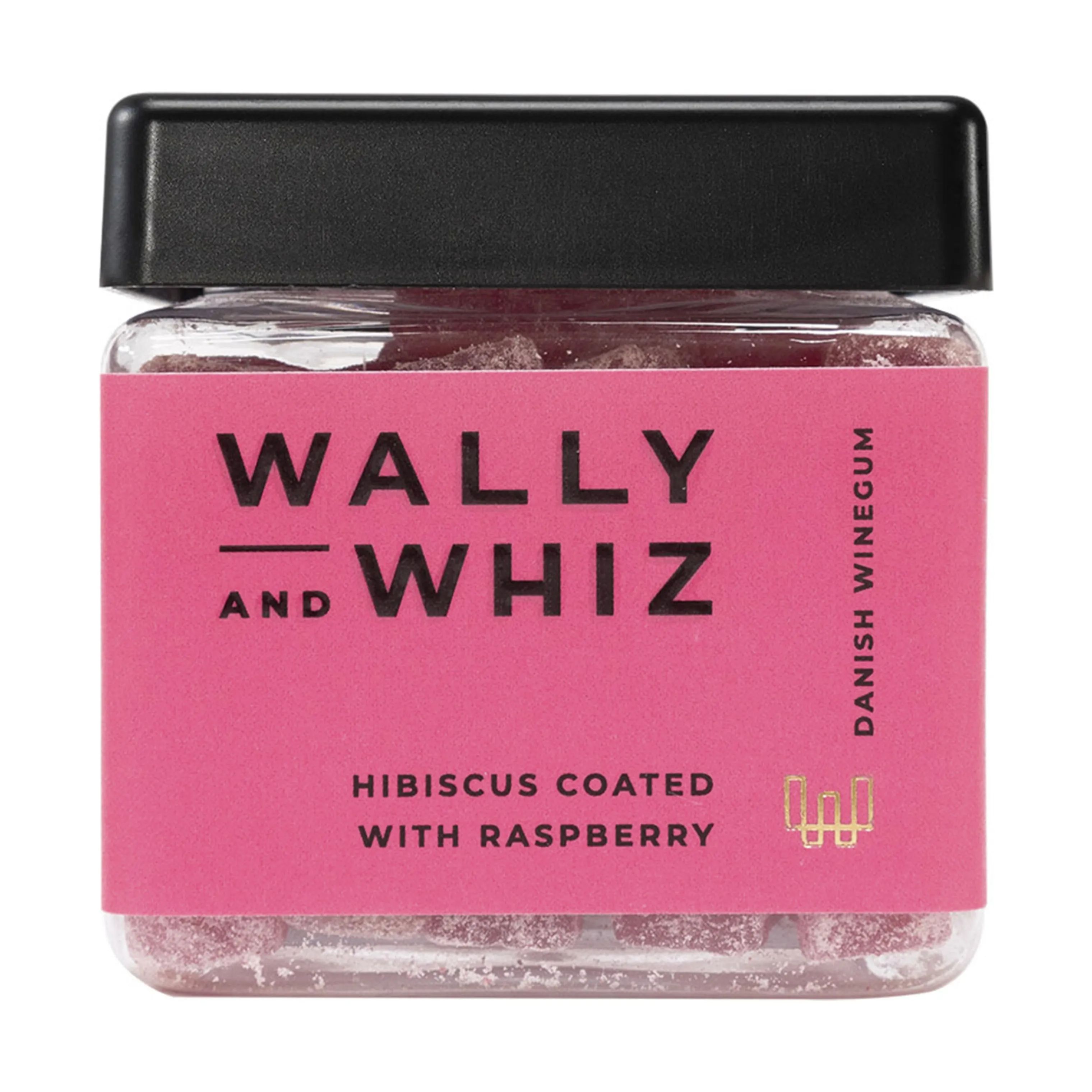 Wally and Whiz Søde sager Vingummi - Hibiscus med hindbær i 140 gram, 1