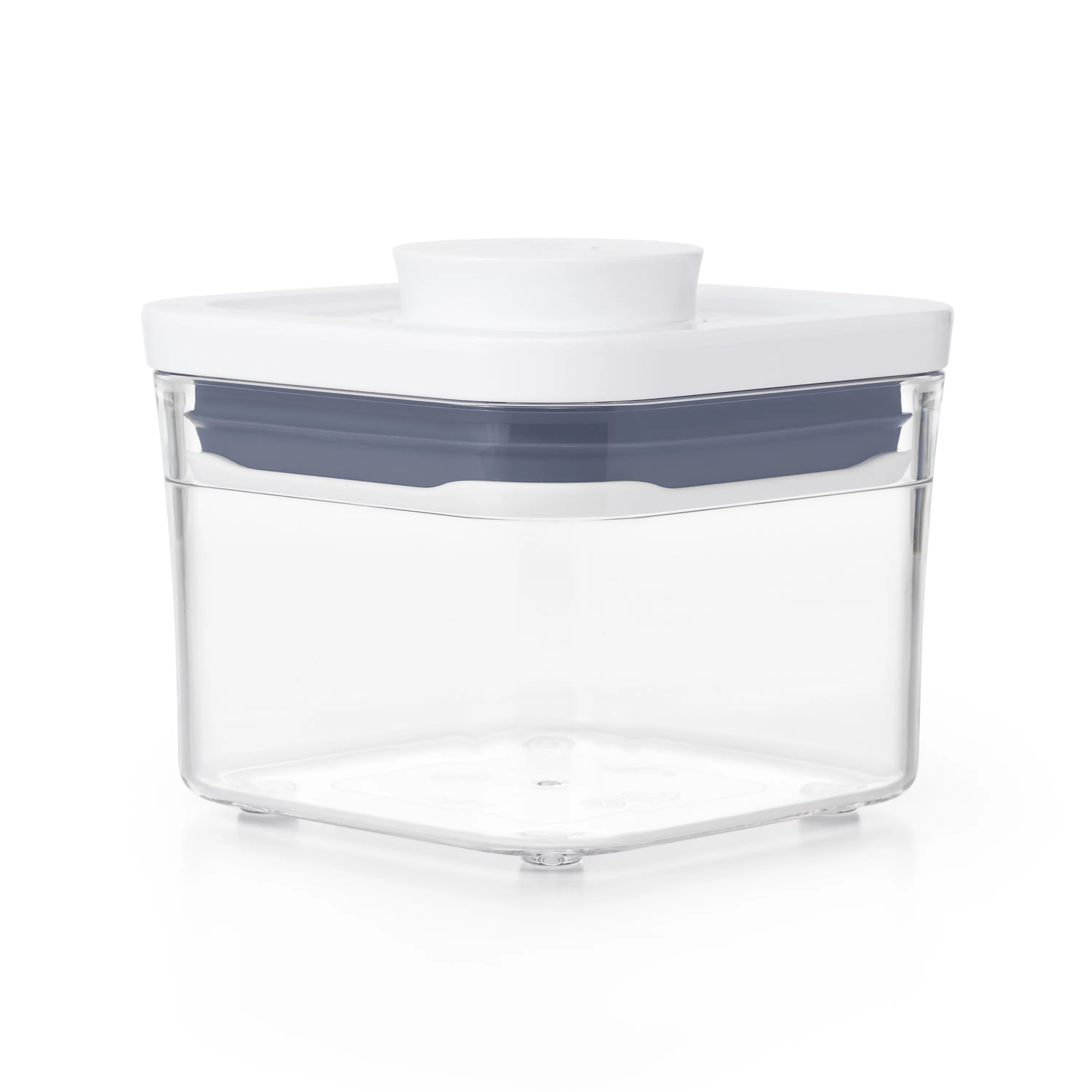 OXO Opbevaringsbokse POP Opbevaringsboks i hvid;klar;grå, H8,4 cm x 0.4 L, 1