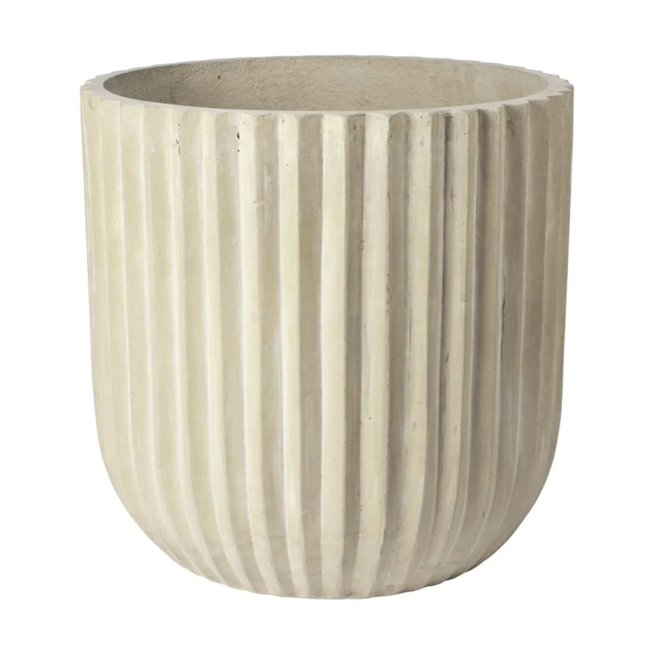 Broste Copenhagen Plantekrukker Fiber Krukke i Beige, 50, 1