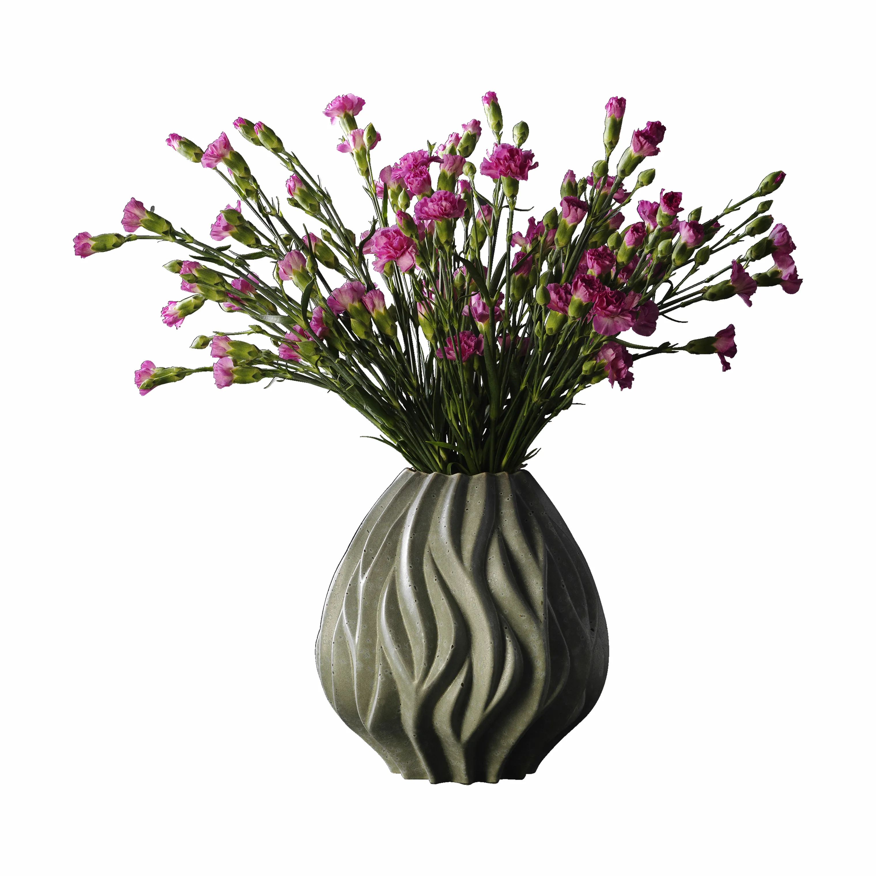 Morsø Vaser Flame Vase i Gråblå, 23 cm, 4