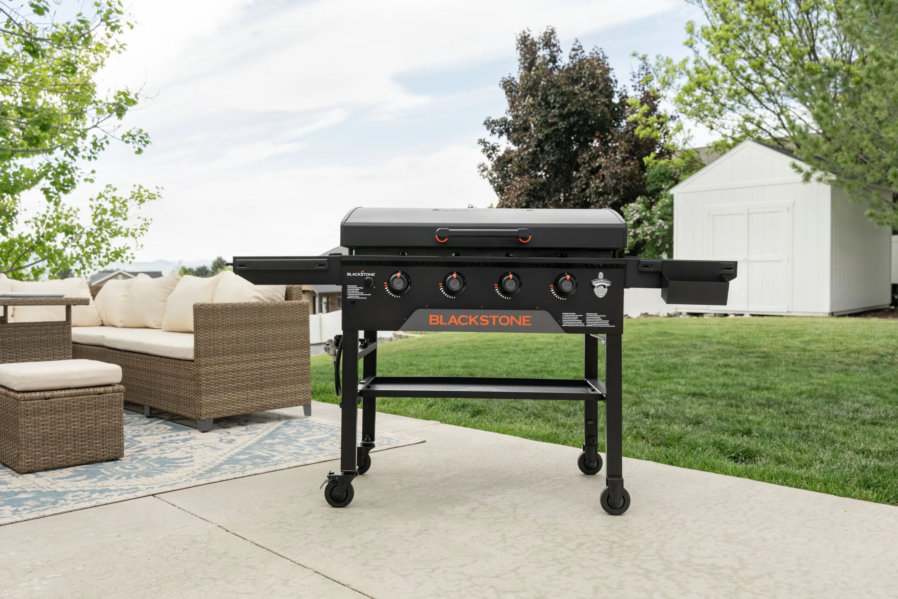 Blackstone plancha grill Omnivore 36” Plancha Grill m. låg i sort, 8