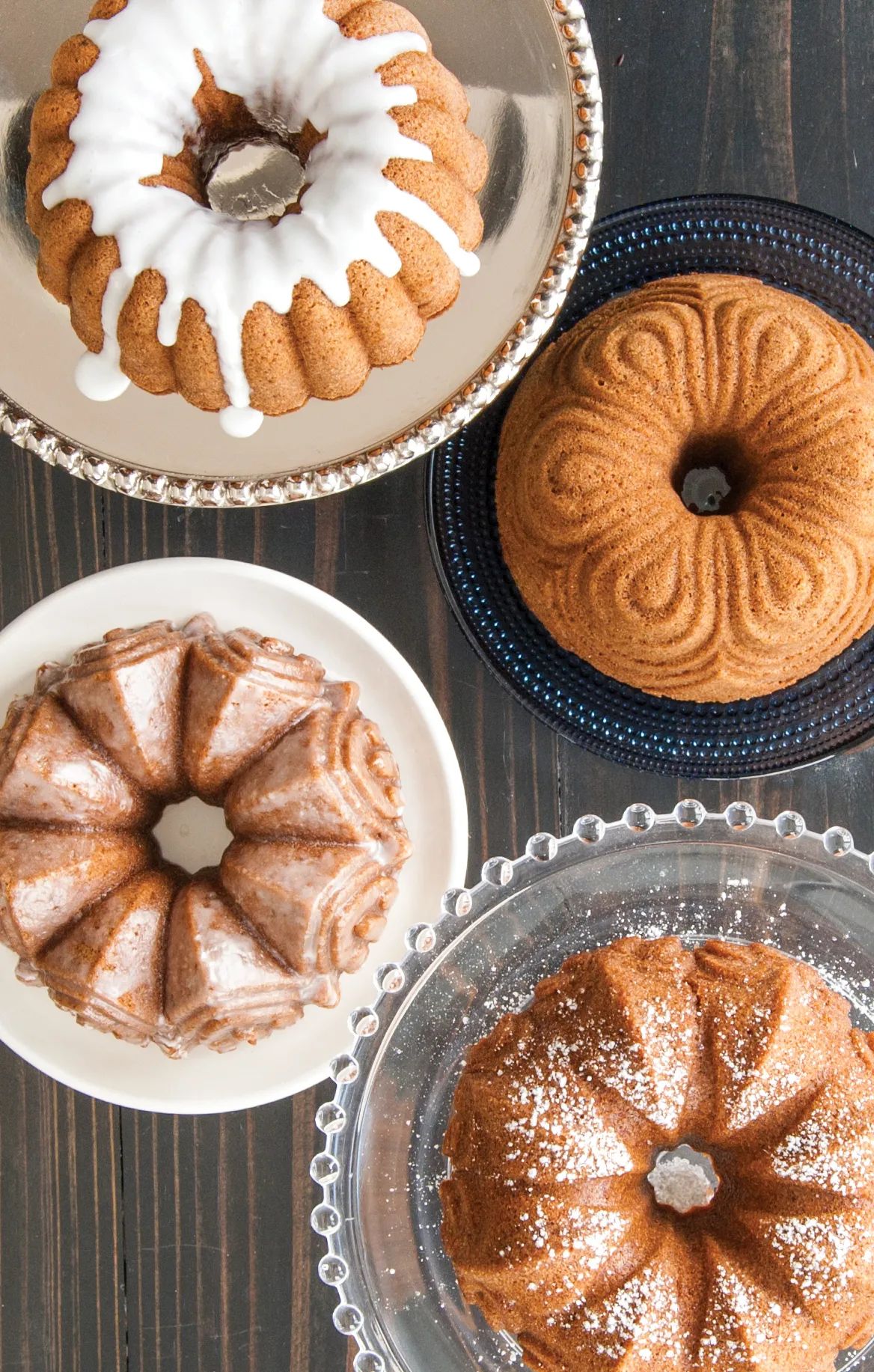 Nordic Ware Øvrige bageforme Bundt Quartet Kageform i Guldfarvet, 2