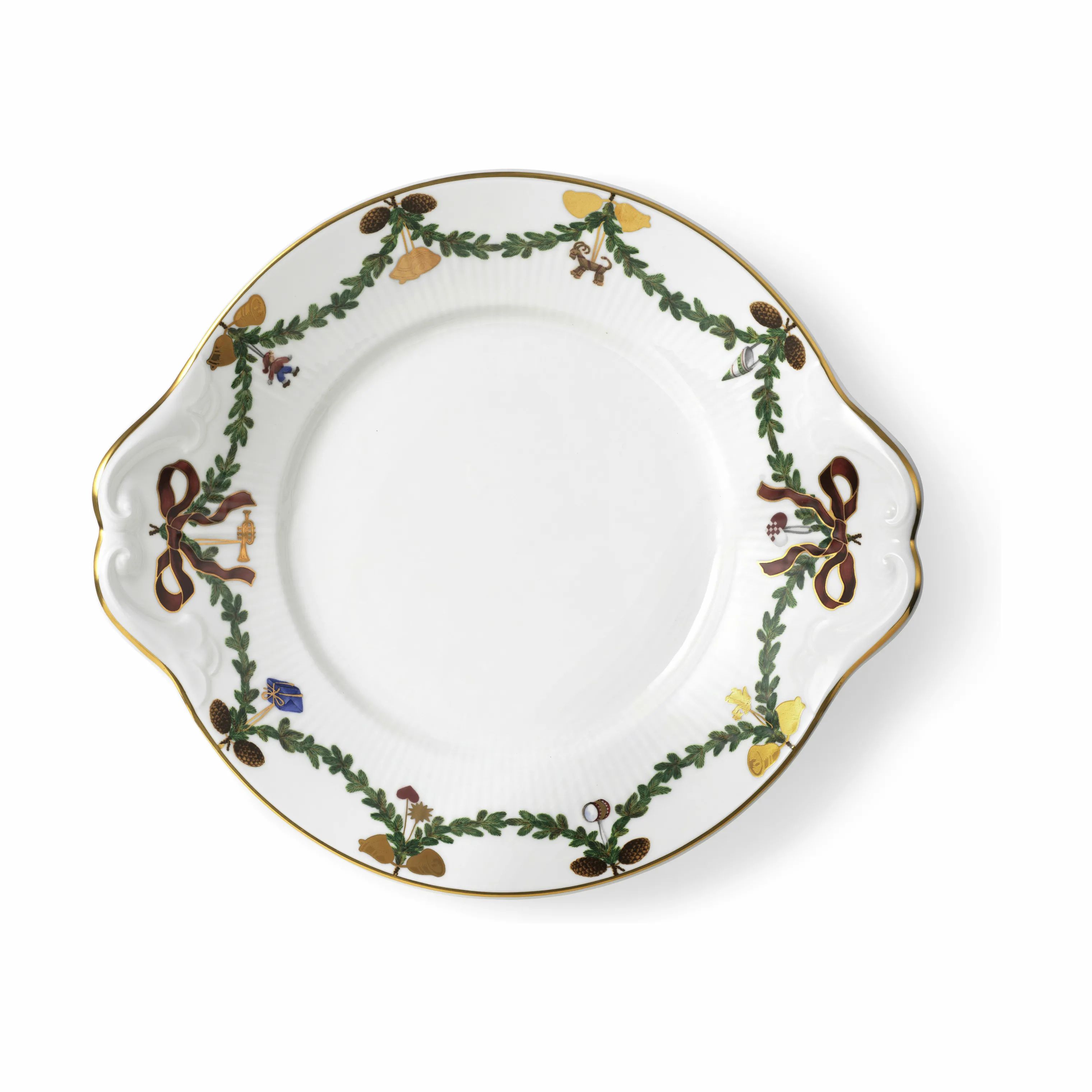 Royal Copenhagen Serveringsfade Stjerne Riflet Jul Fad i 27 cm, 1